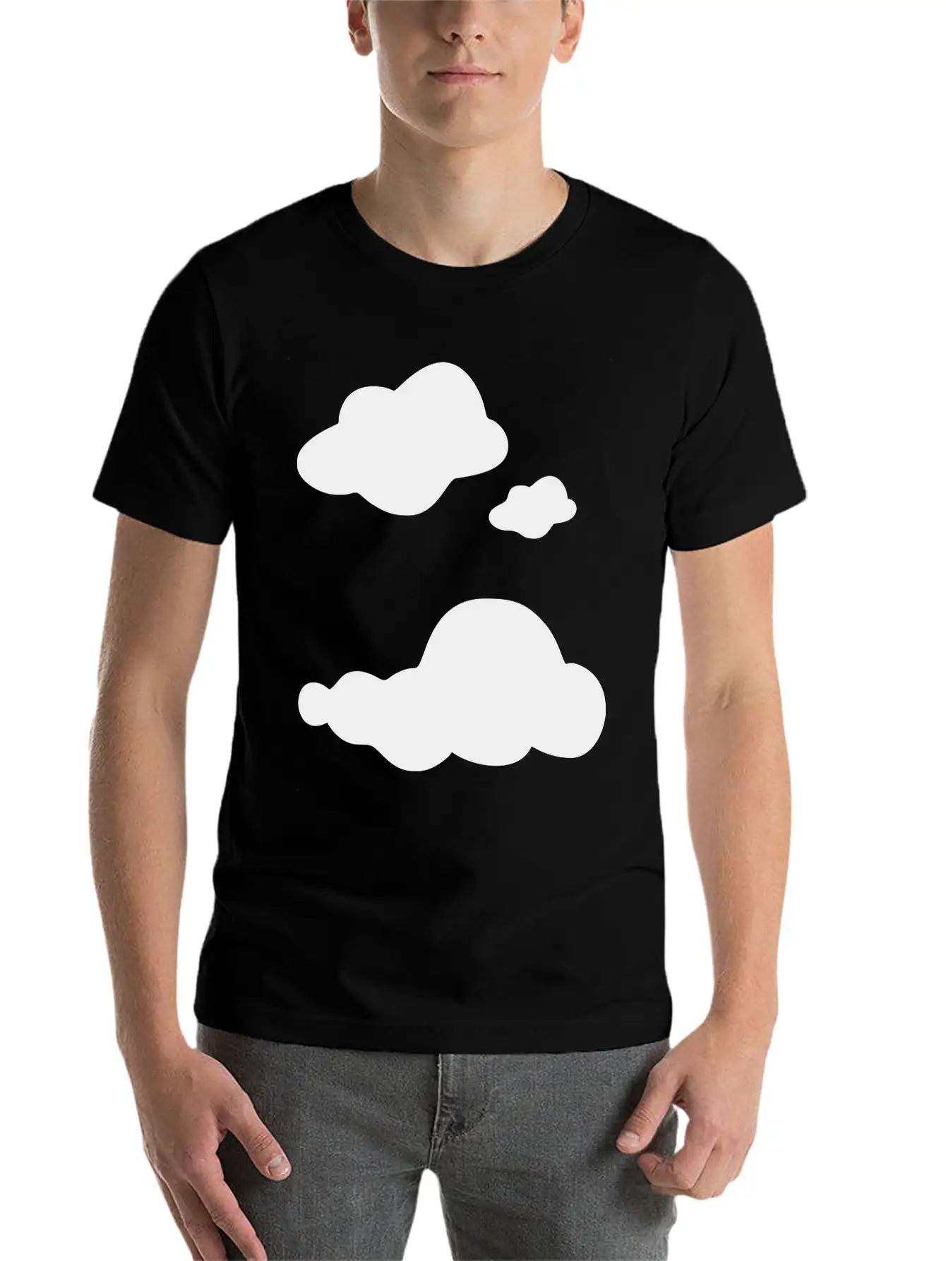 Cloud Field Unisex Short Sleeve Soft Cotton T-Shirt – Casual Everyday Wear
