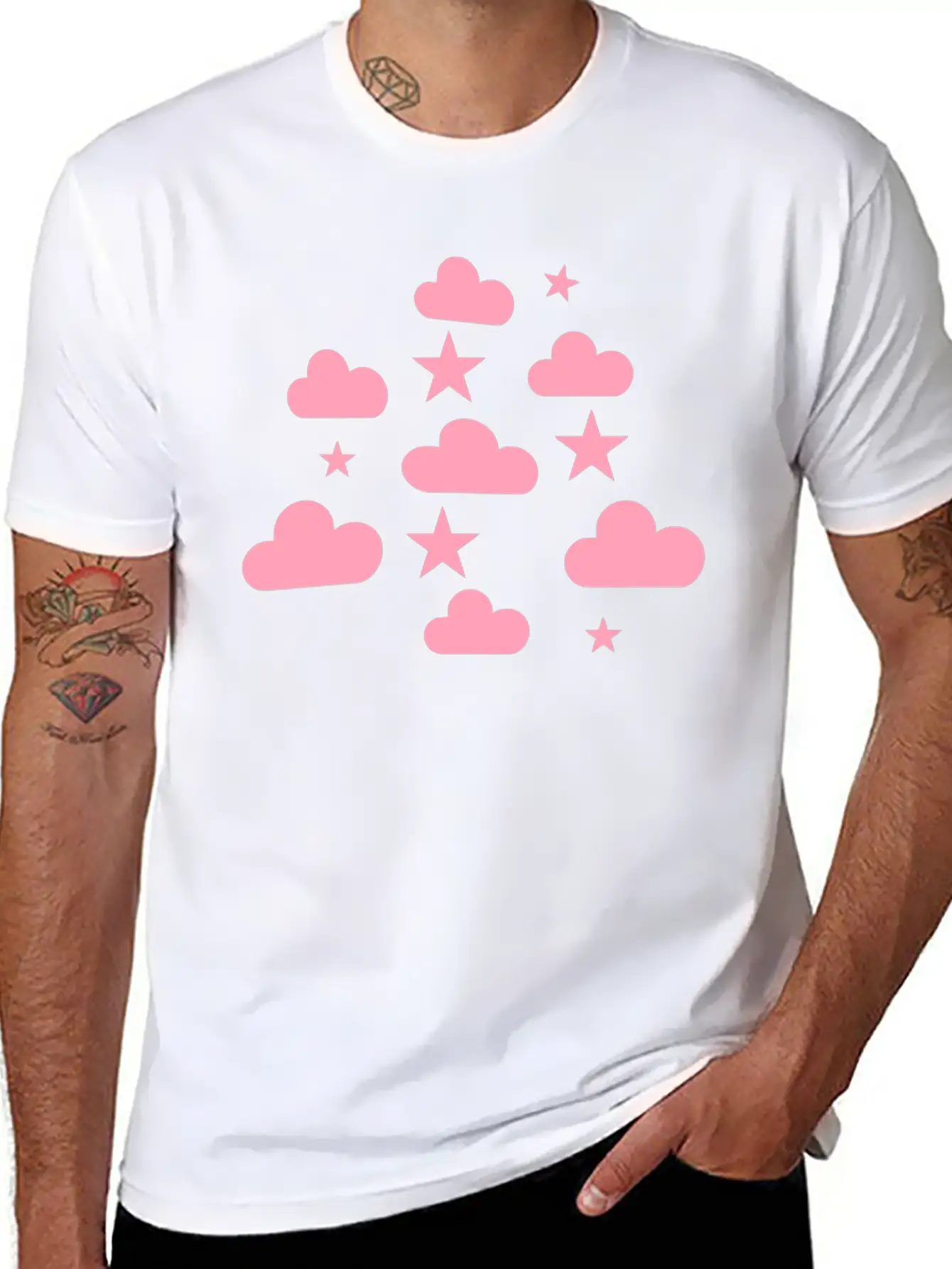 Clouds Essential Unisex Summer Tee – Soft Cotton Casual Fit