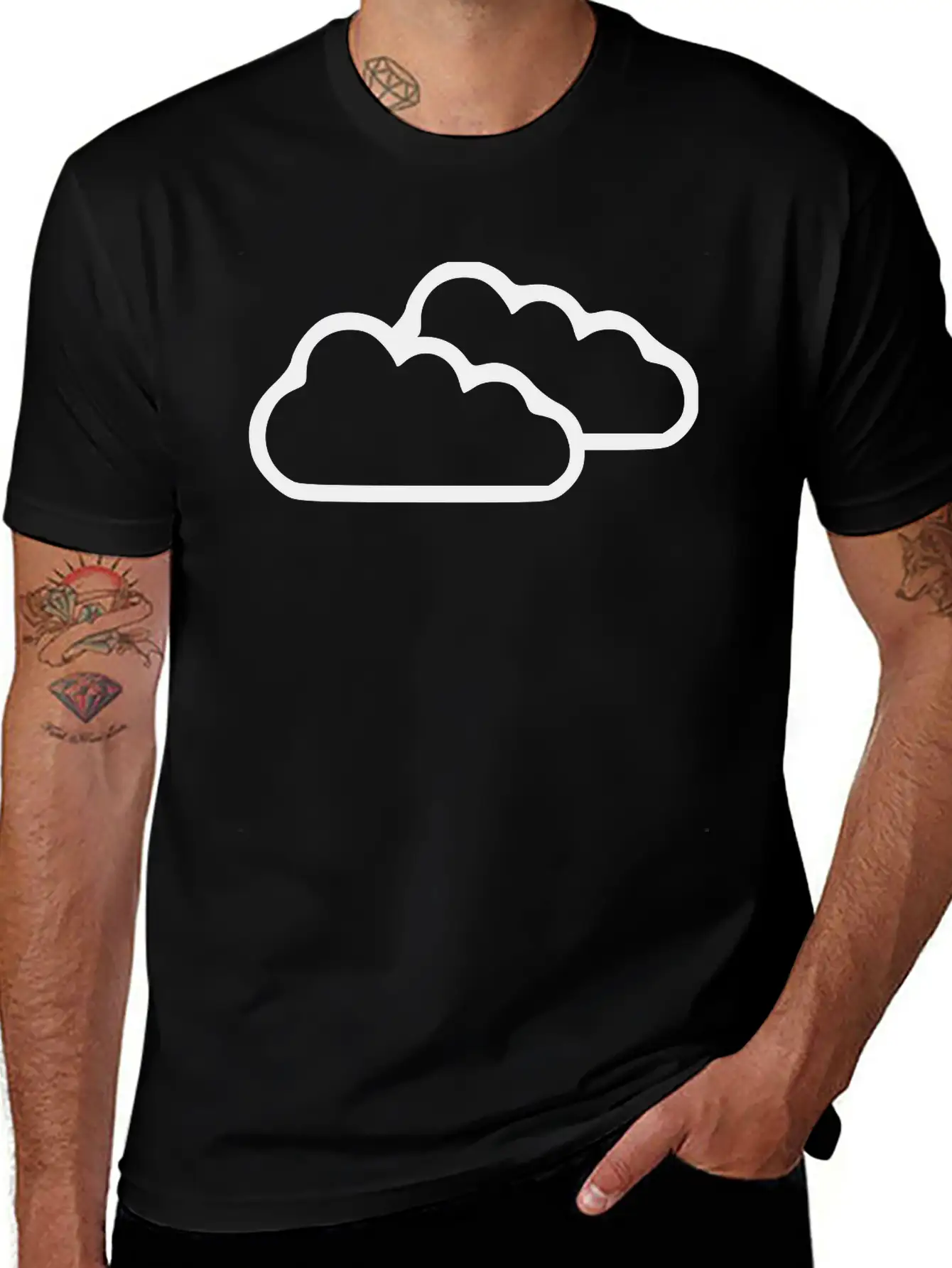 Clouds - Weather Stylish Everyday T-Shirt – Unisex Basic Cotton Tee