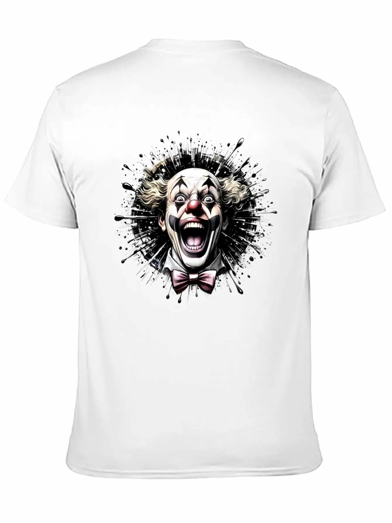 Clown Expressive Comfortable Minimalist Graphic Tee – Summer Style Essential