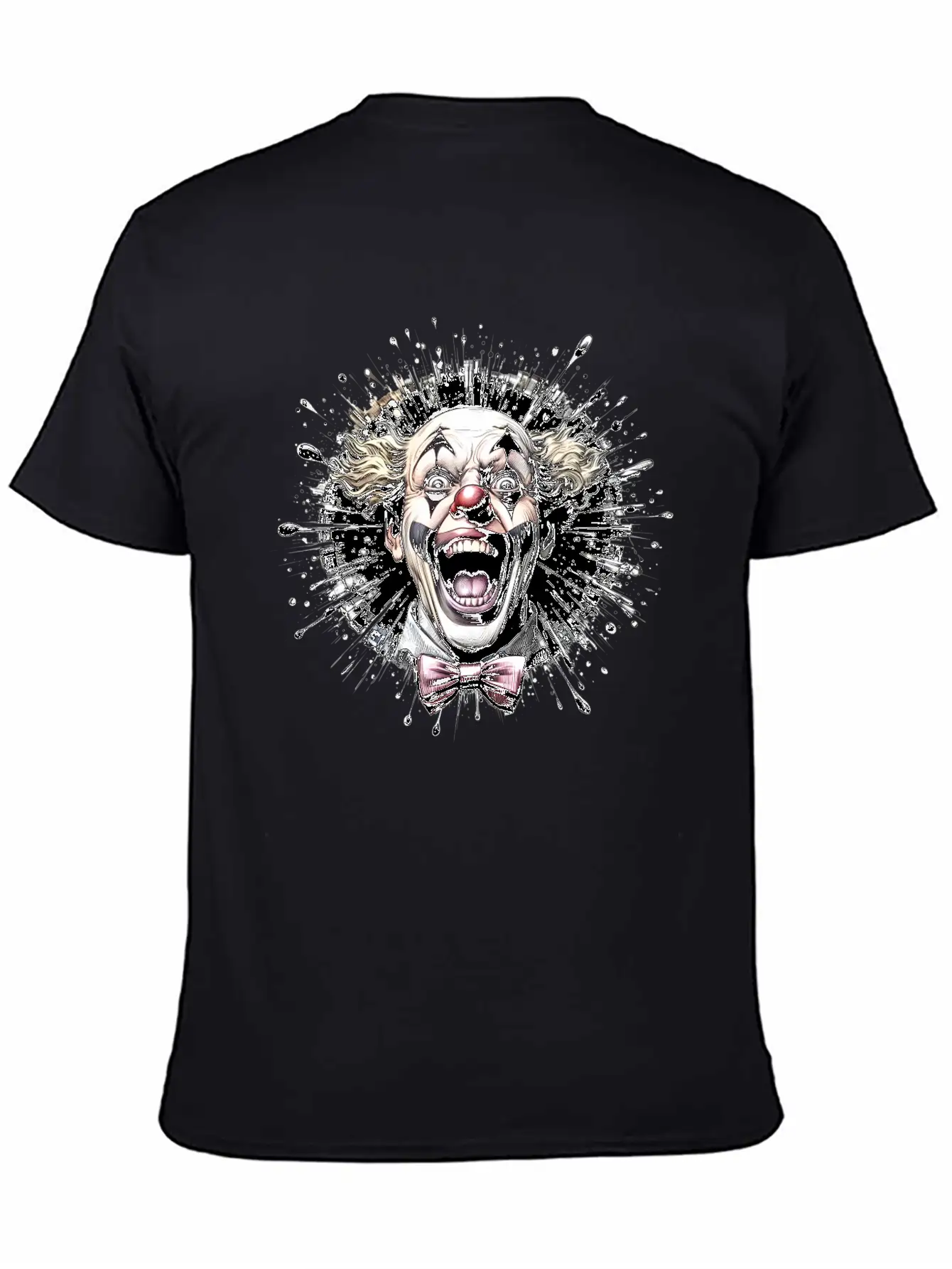 Clown Expressive Comfortable Minimalist Graphic Tee – Summer Style Essential