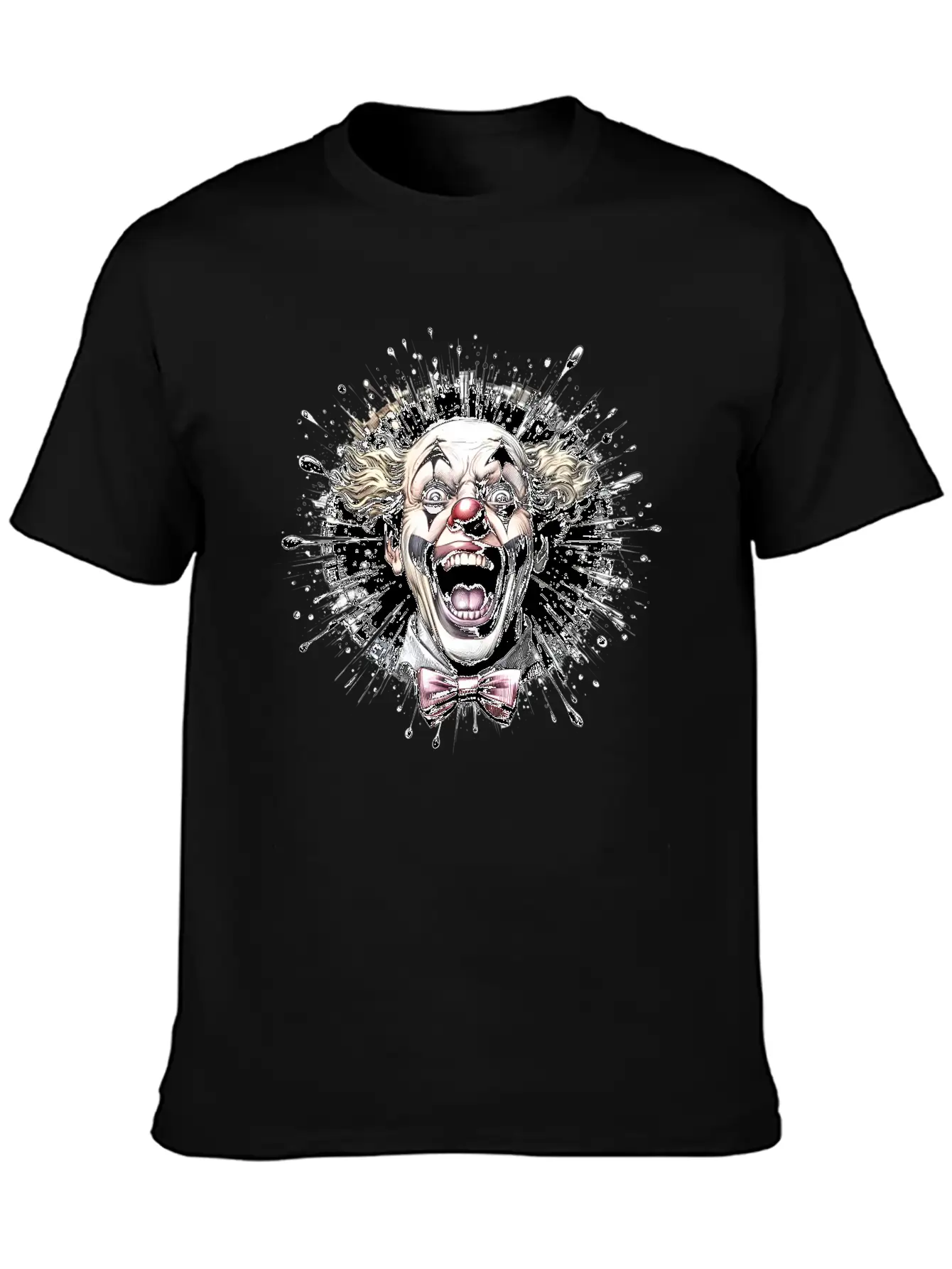 Clown Expressive Comfortable Minimalist Graphic Tee – Summer Style Essential