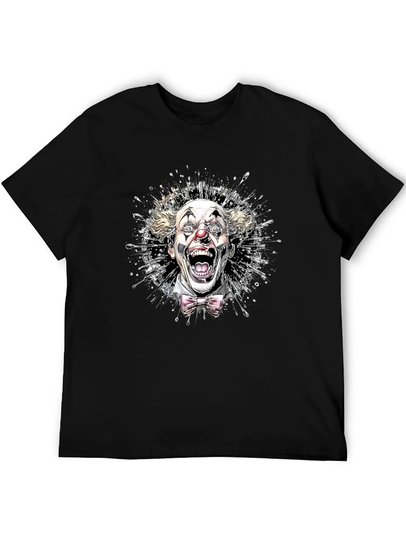Clown Expressive Comfortable Minimalist Graphic Tee – Summer Style Essential