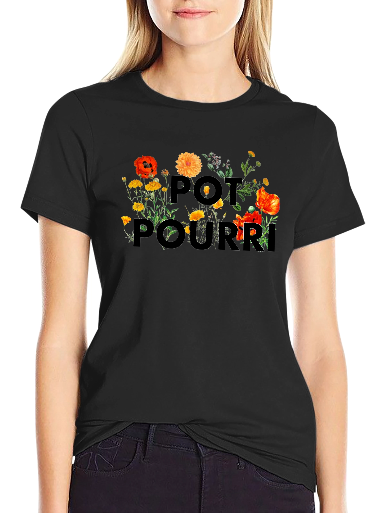 Floral Potpourri Graphic T-Shirt