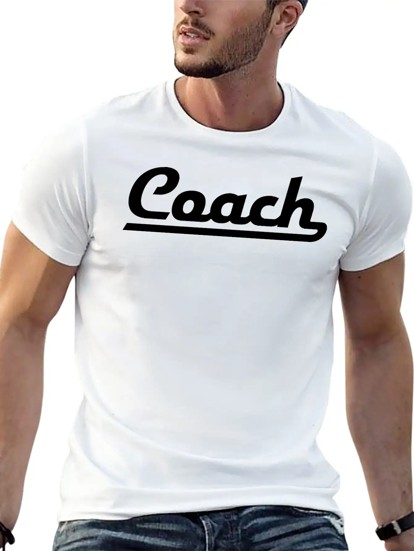 COACH Essential Unisex Summer Tee – Soft Cotton Casual Fit