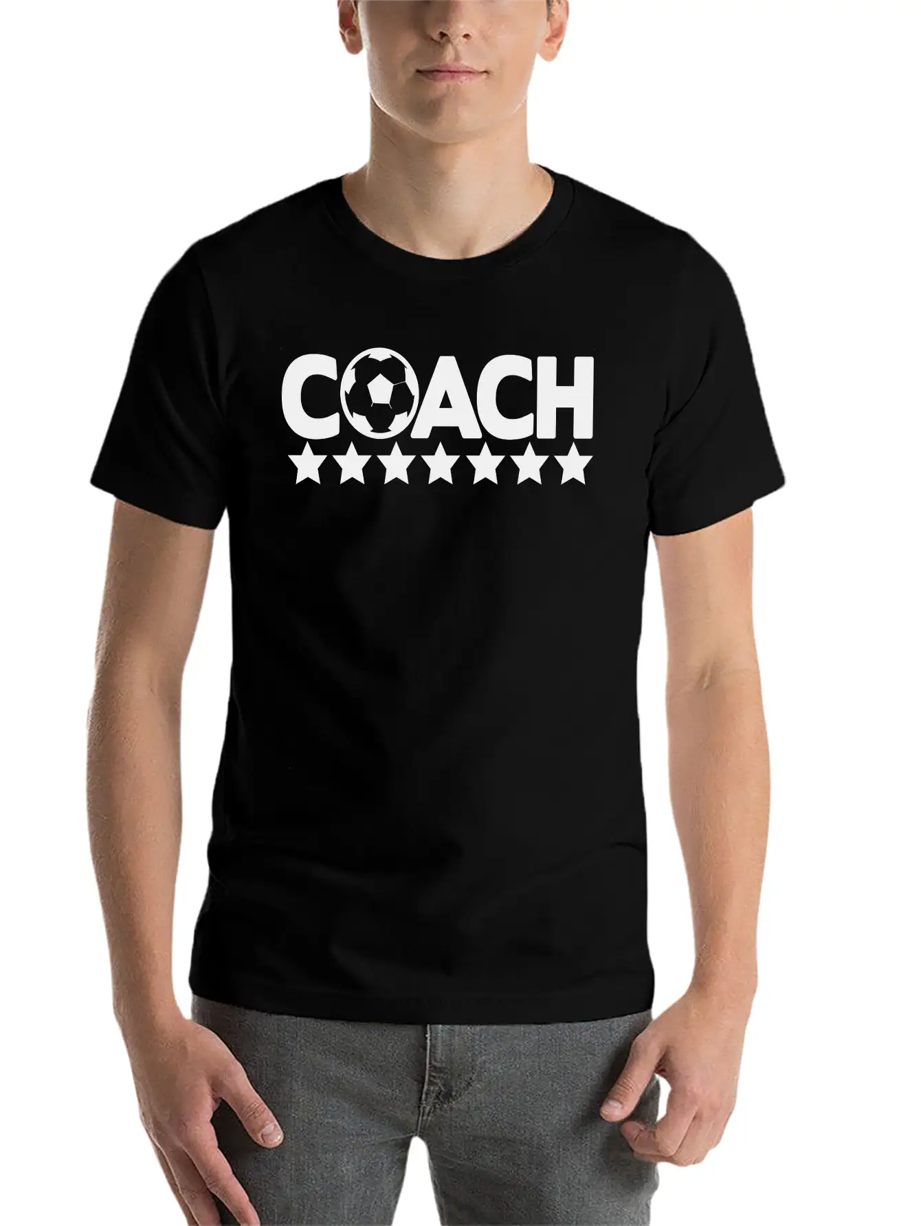 Coach Soccer Unisex Short Sleeve Soft Cotton T-Shirt – Casual Everyday Wear