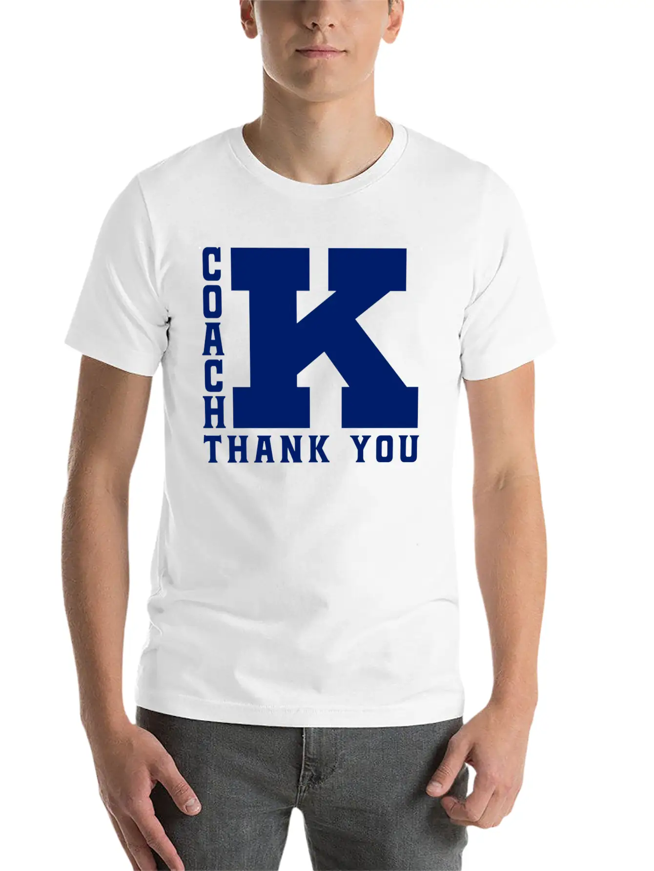 Coaching Coach K Thank You Stylish Everyday T-Shirt – Unisex Basic Cotton Tee