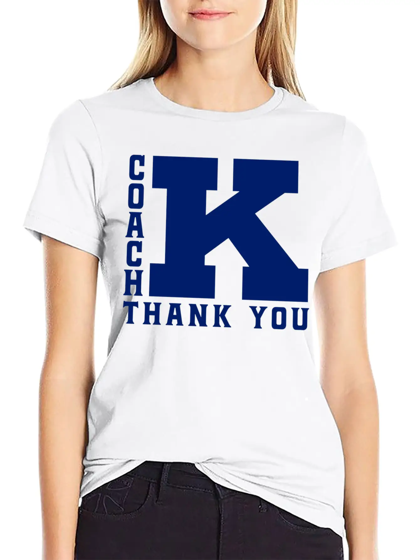 Coaching Coach K Thank You Stylish Everyday T-Shirt – Unisex Basic Cotton Tee
