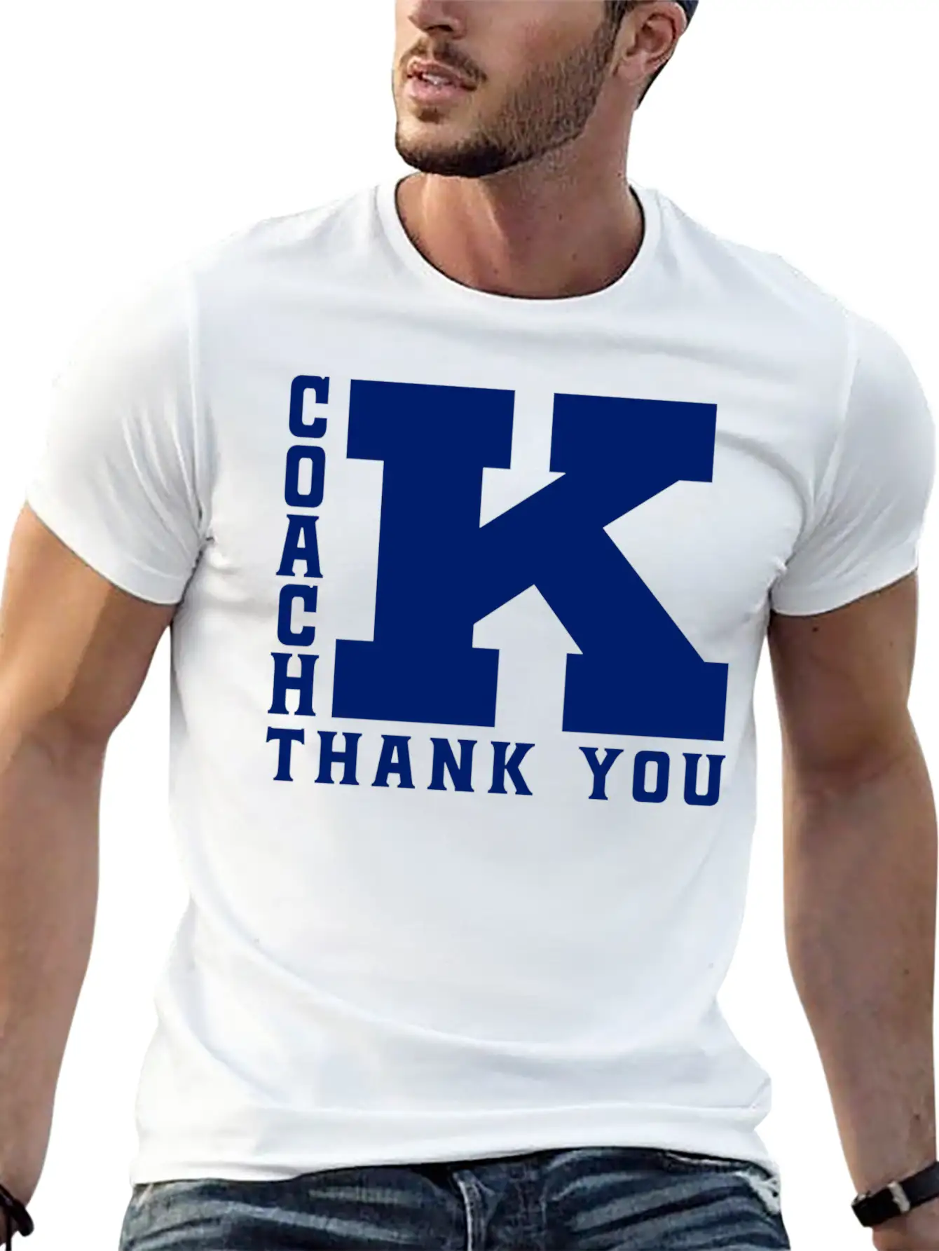 Coaching Coach K Thank You Stylish Everyday T-Shirt – Unisex Basic Cotton Tee