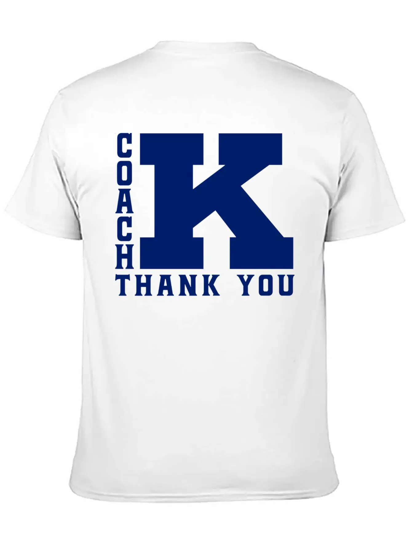 Coaching Coach K Thank You Stylish Everyday T-Shirt – Unisex Basic Cotton Tee