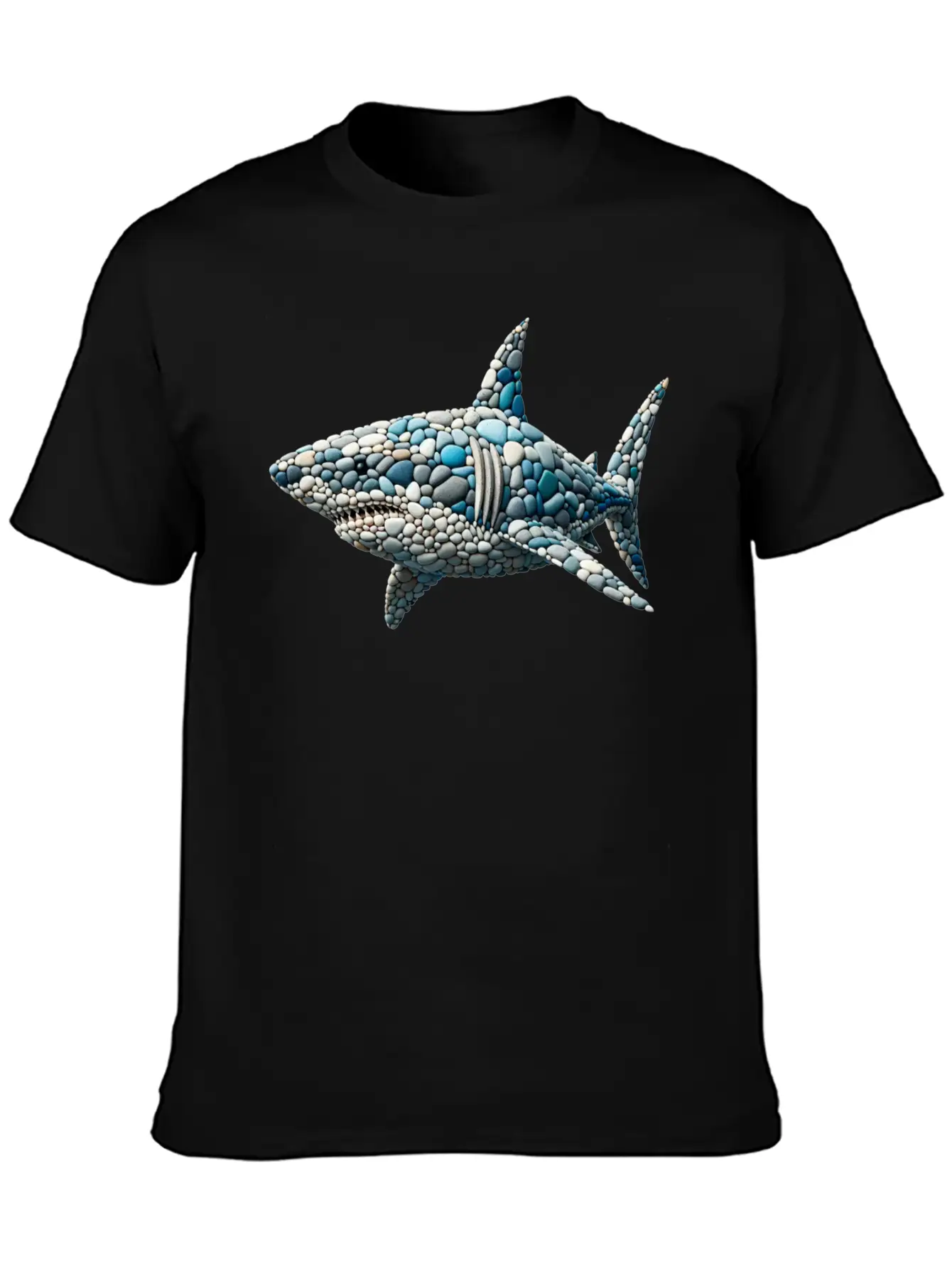 Cobblestone Cruiser - The Reef Shark Essential Unisex Summer Tee – Soft Cotton Casual Fit