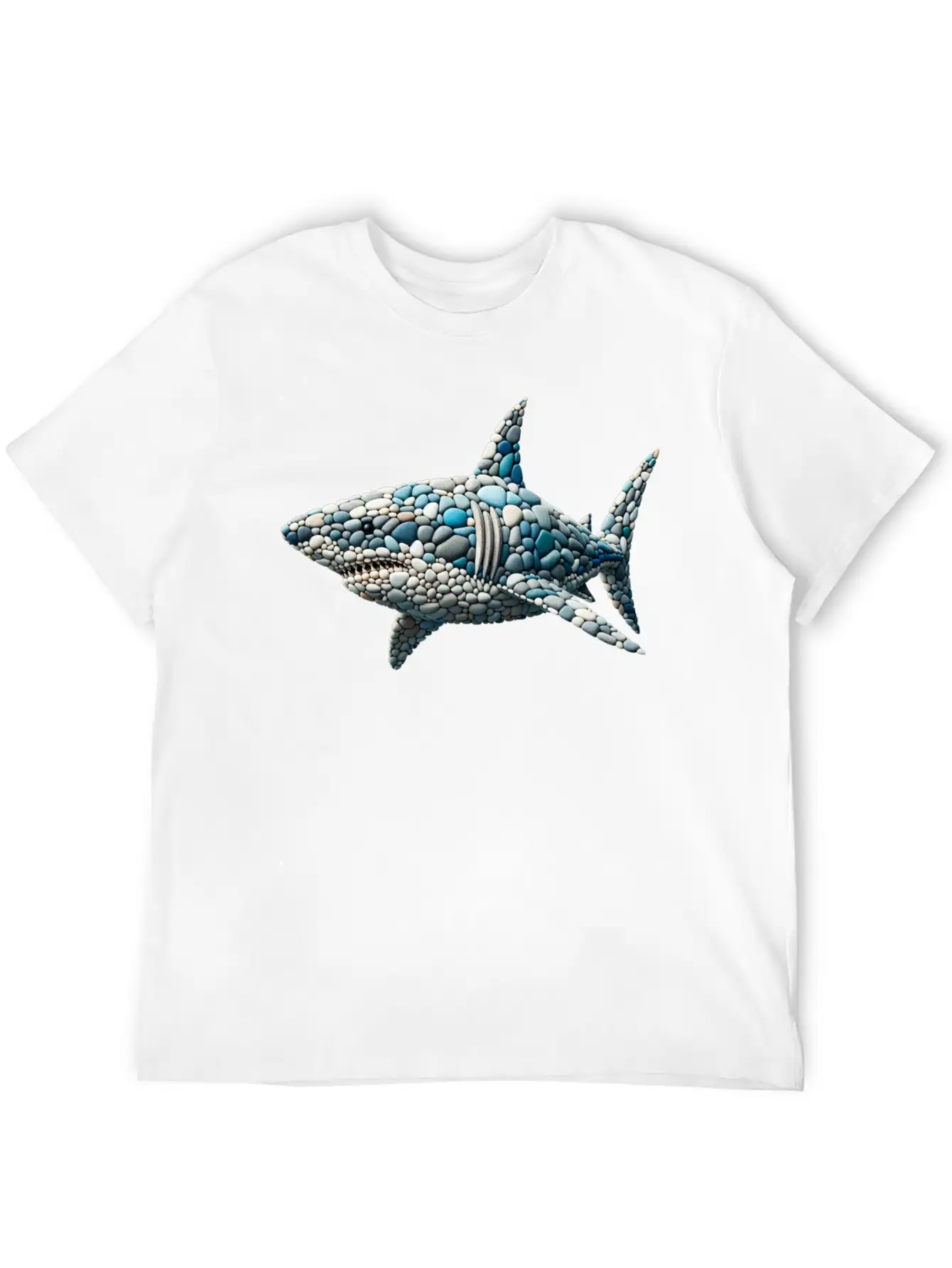 Cobblestone Cruiser - The Reef Shark Essential Unisex Summer Tee – Soft Cotton Casual Fit