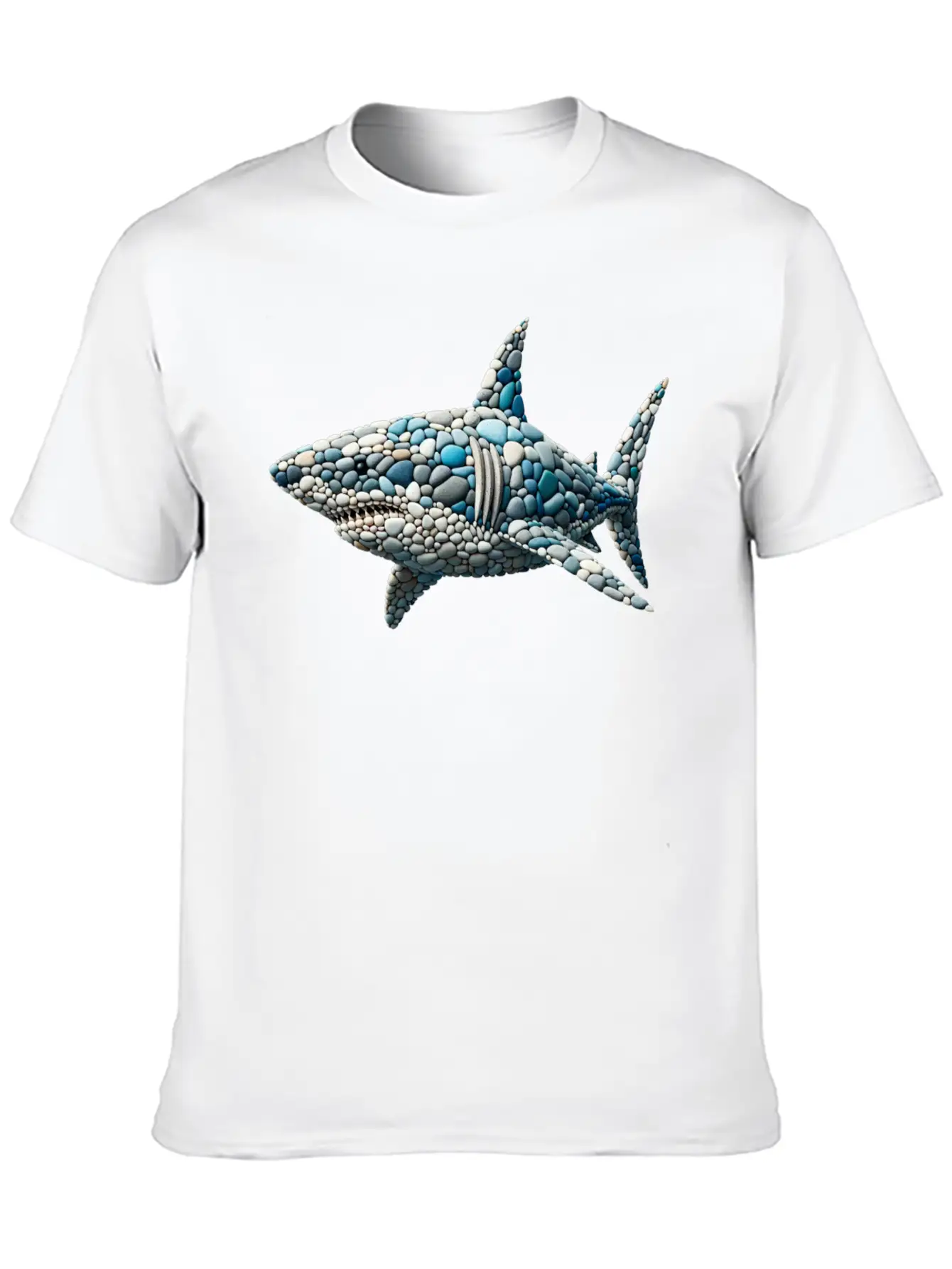 Cobblestone Cruiser - The Reef Shark Essential Unisex Summer Tee – Soft Cotton Casual Fit