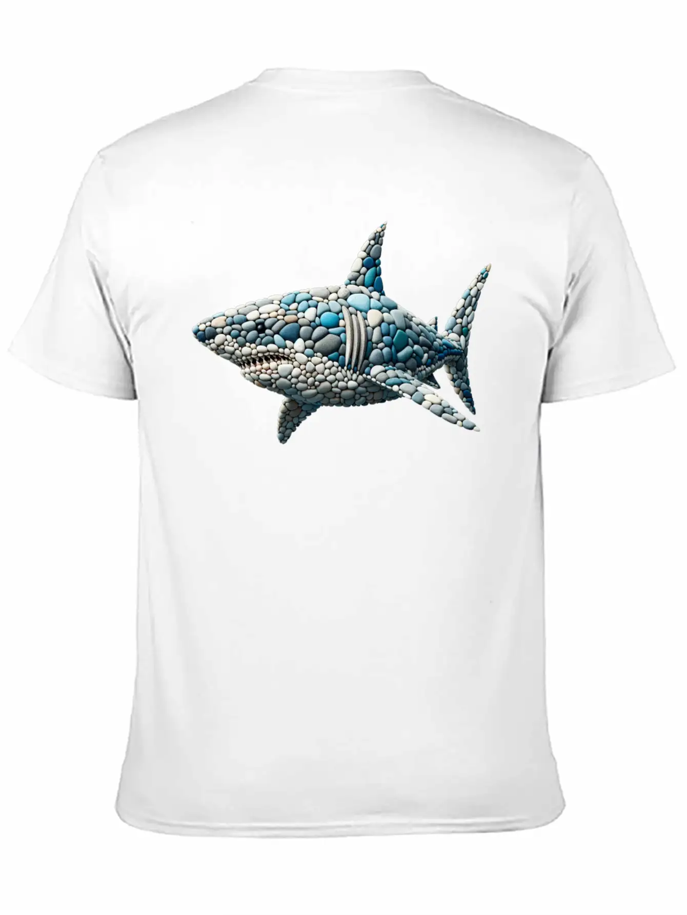Cobblestone Cruiser - The Reef Shark Essential Unisex Summer Tee – Soft Cotton Casual Fit