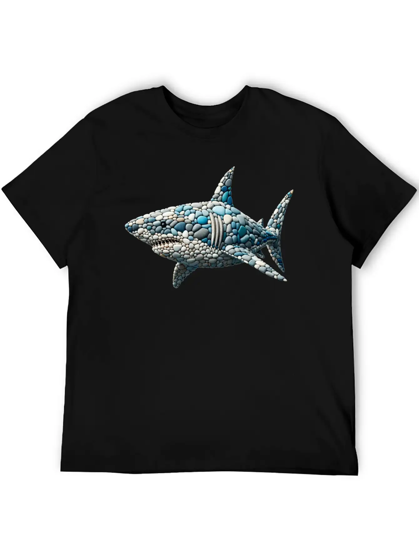 Cobblestone Cruiser - The Reef Shark Essential Unisex Summer Tee – Soft Cotton Casual Fit
