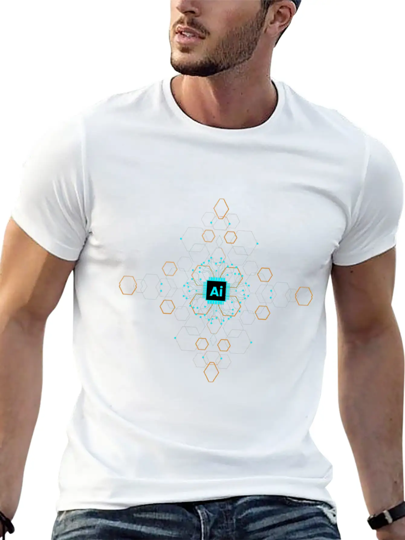 Coded Consciousness Basic Graphic T-Shirt – Daily Comfort In Soft Cotton