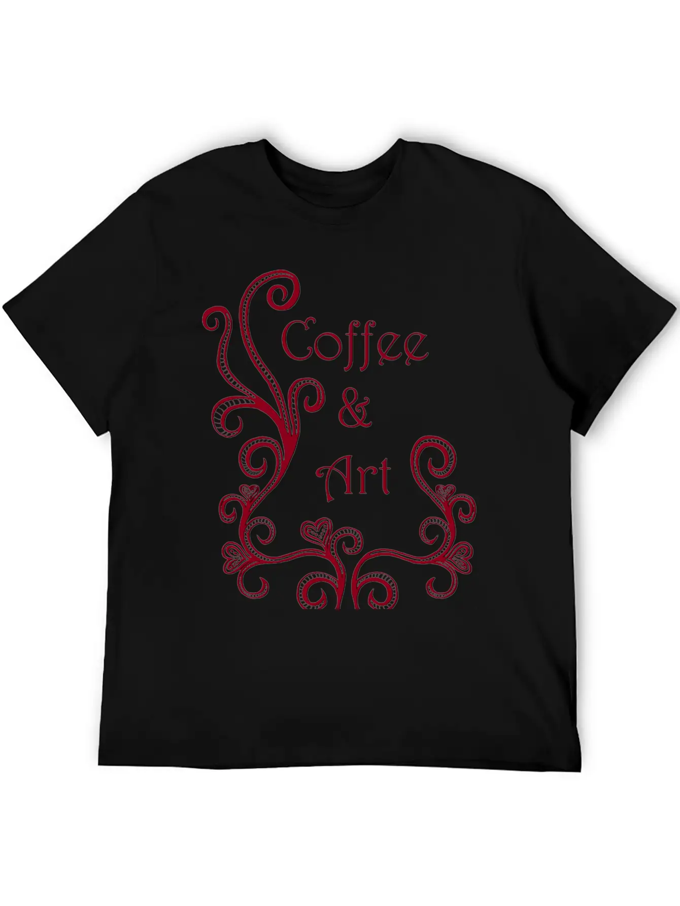 Coffee And Art Basic Graphic T-Shirt – Daily Comfort In Soft Cotton