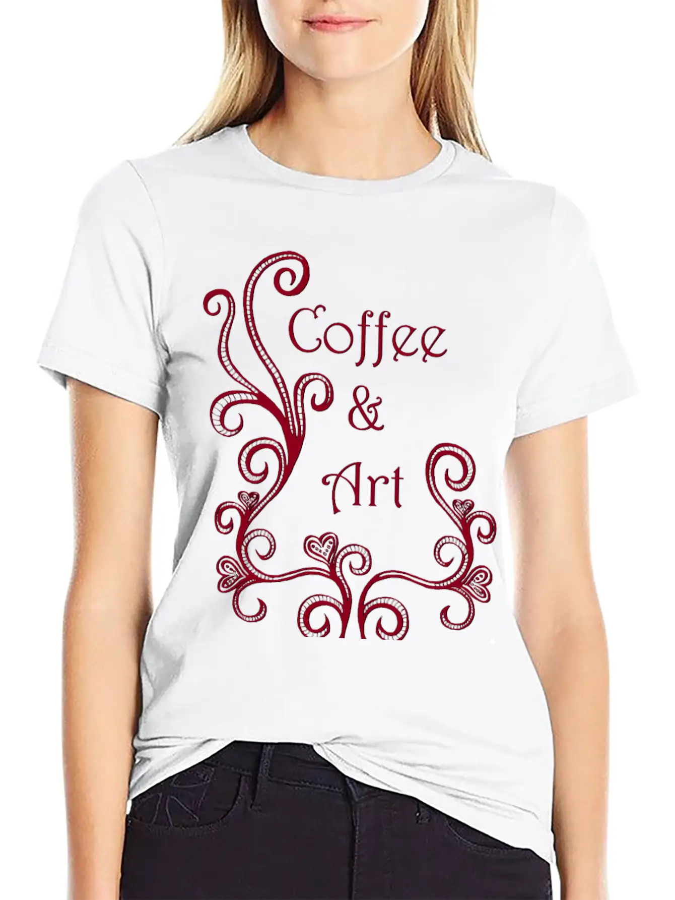 Coffee And Art Basic Graphic T-Shirt – Daily Comfort In Soft Cotton