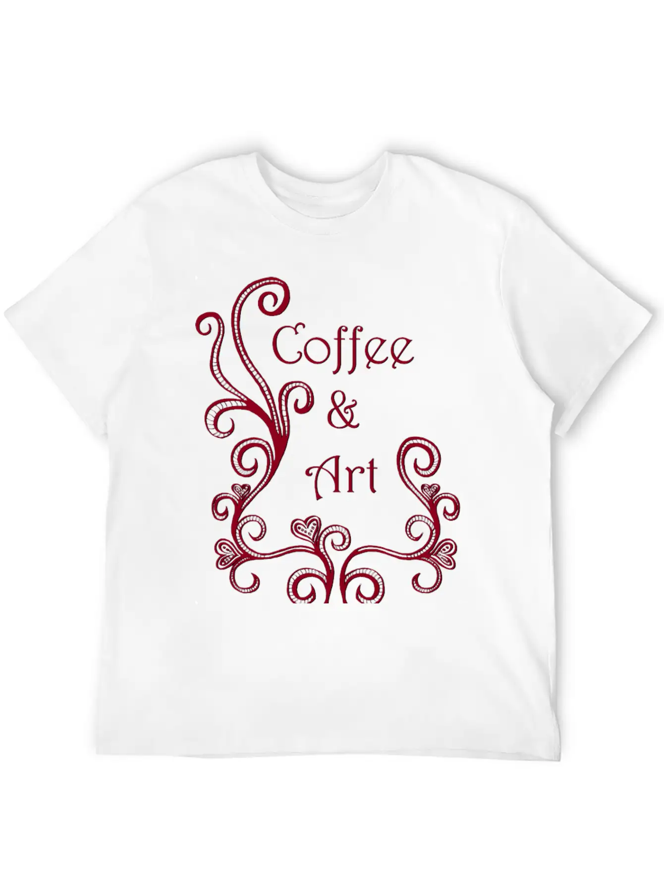 Coffee And Art Basic Graphic T-Shirt – Daily Comfort In Soft Cotton