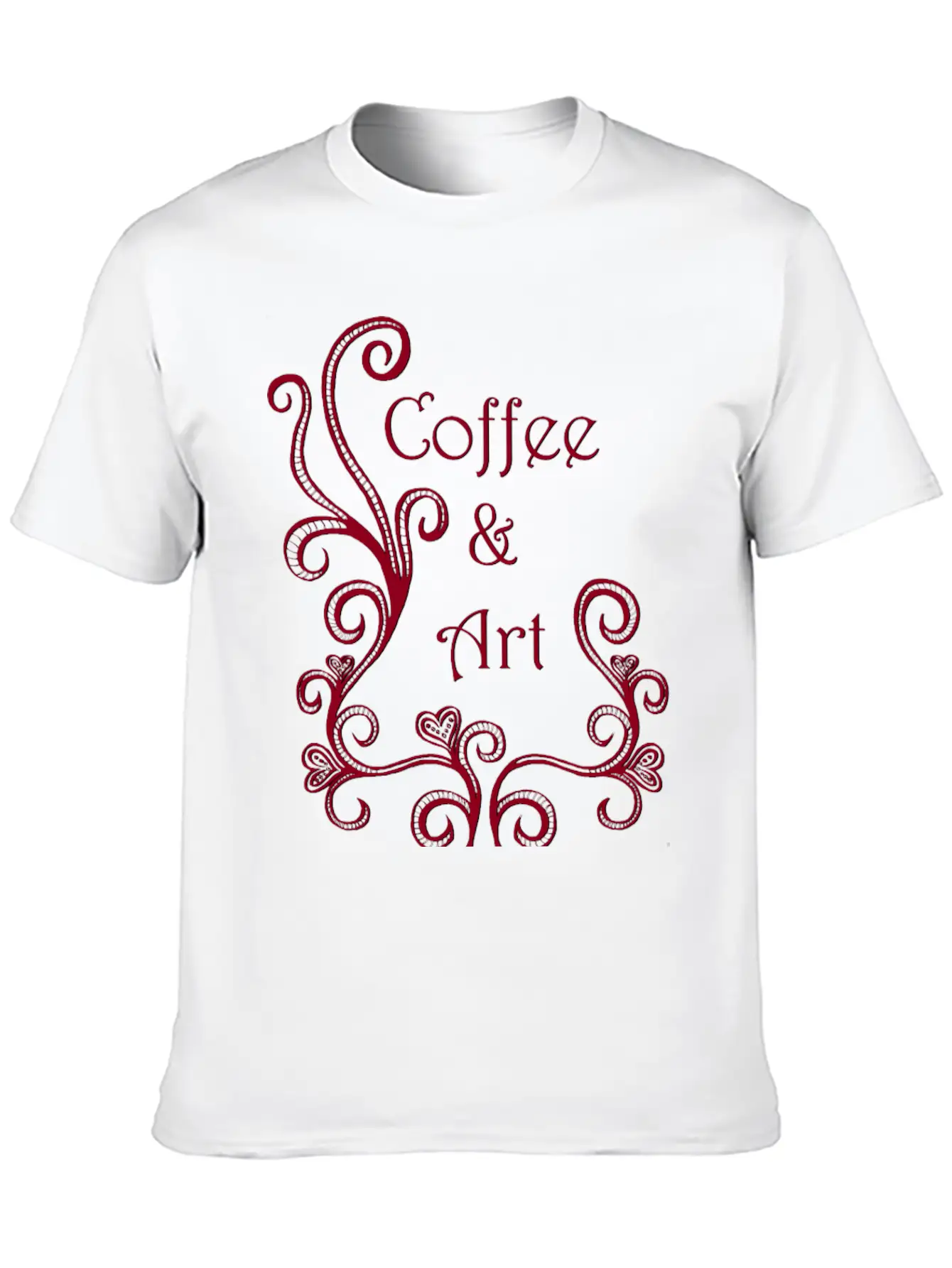 Coffee And Art Basic Graphic T-Shirt – Daily Comfort In Soft Cotton