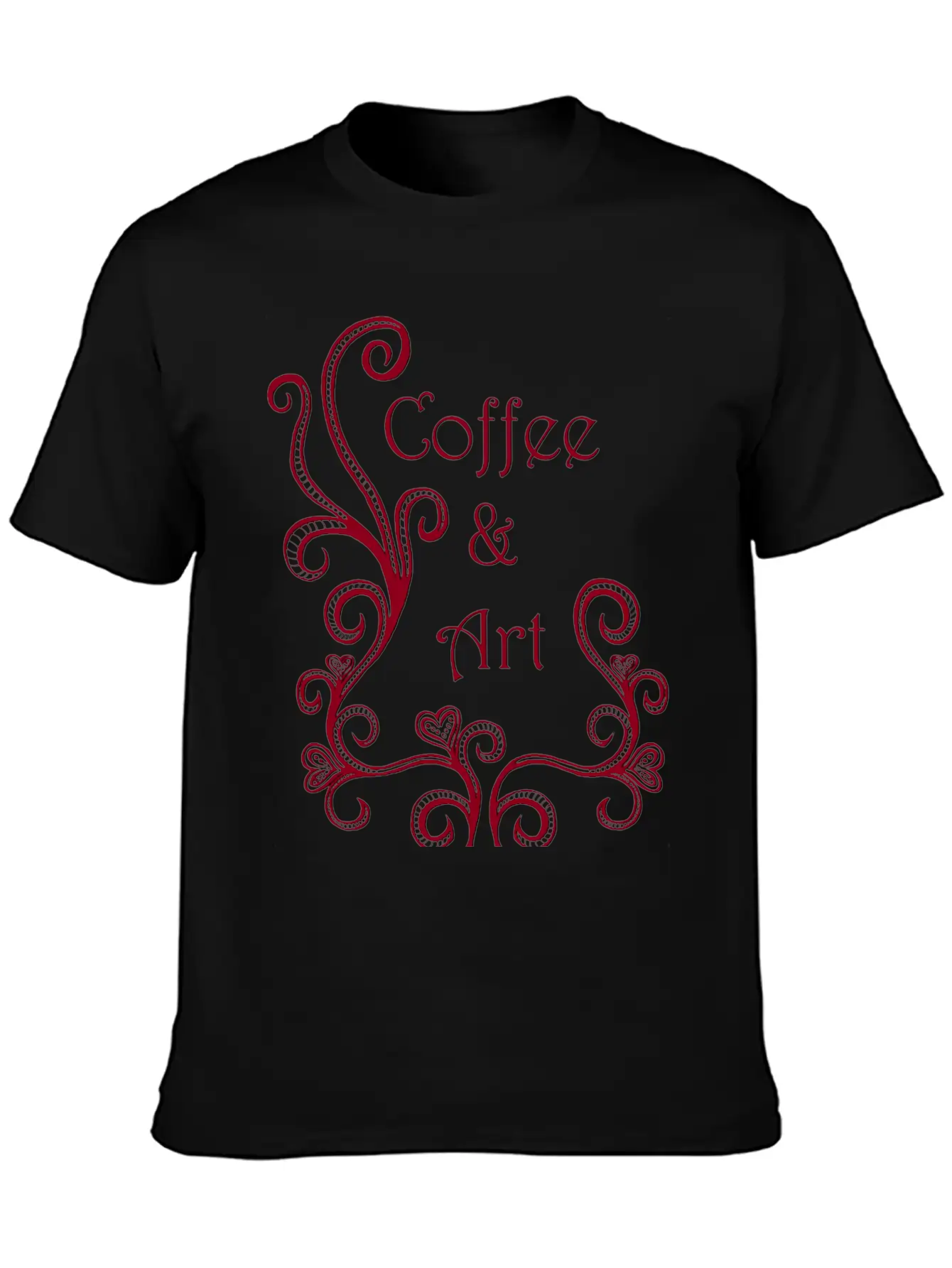 Coffee And Art Basic Graphic T-Shirt – Daily Comfort In Soft Cotton