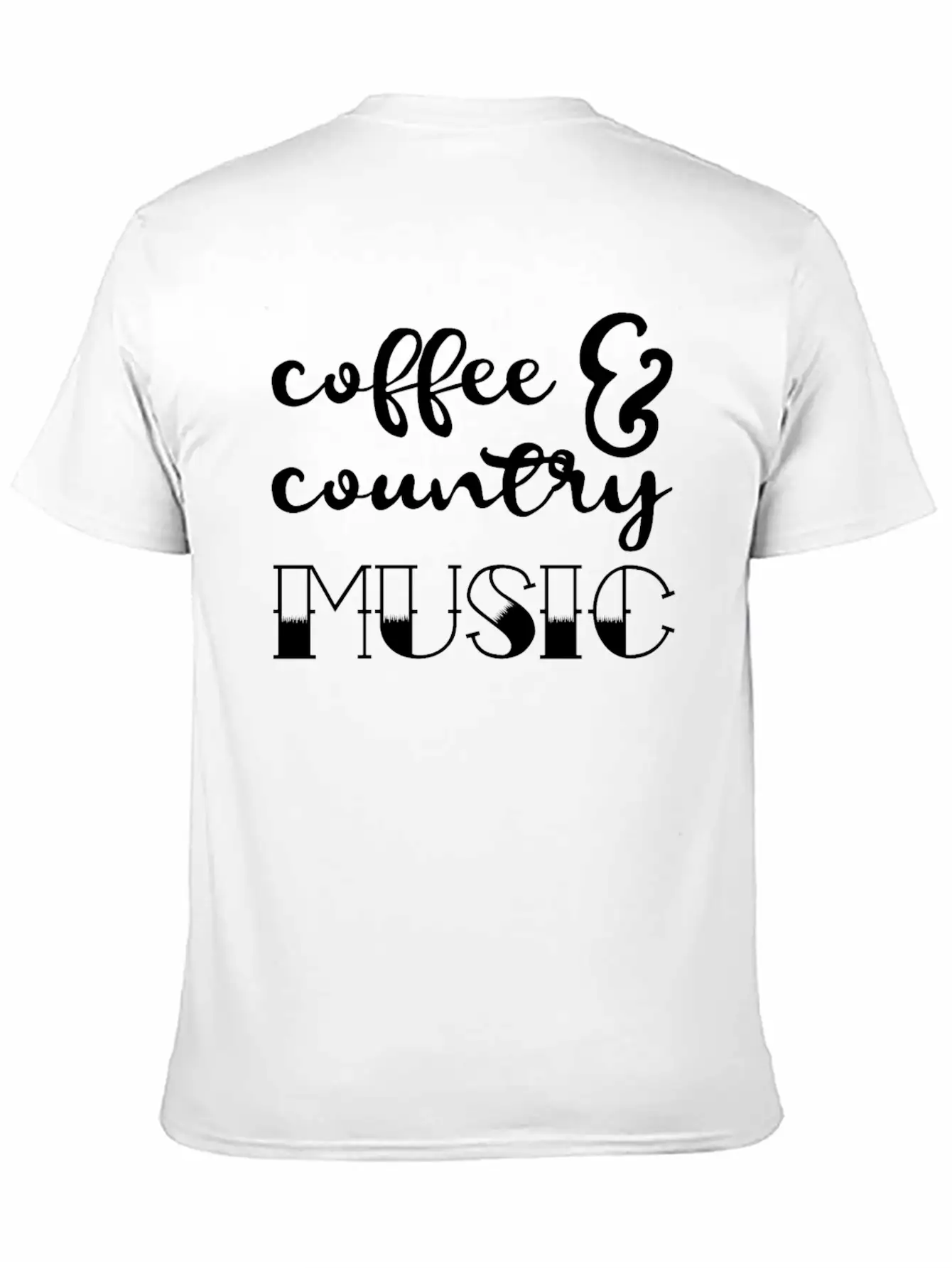 Coffee And Country Music Comfortable Minimalist Graphic Tee – Summer Style Essential