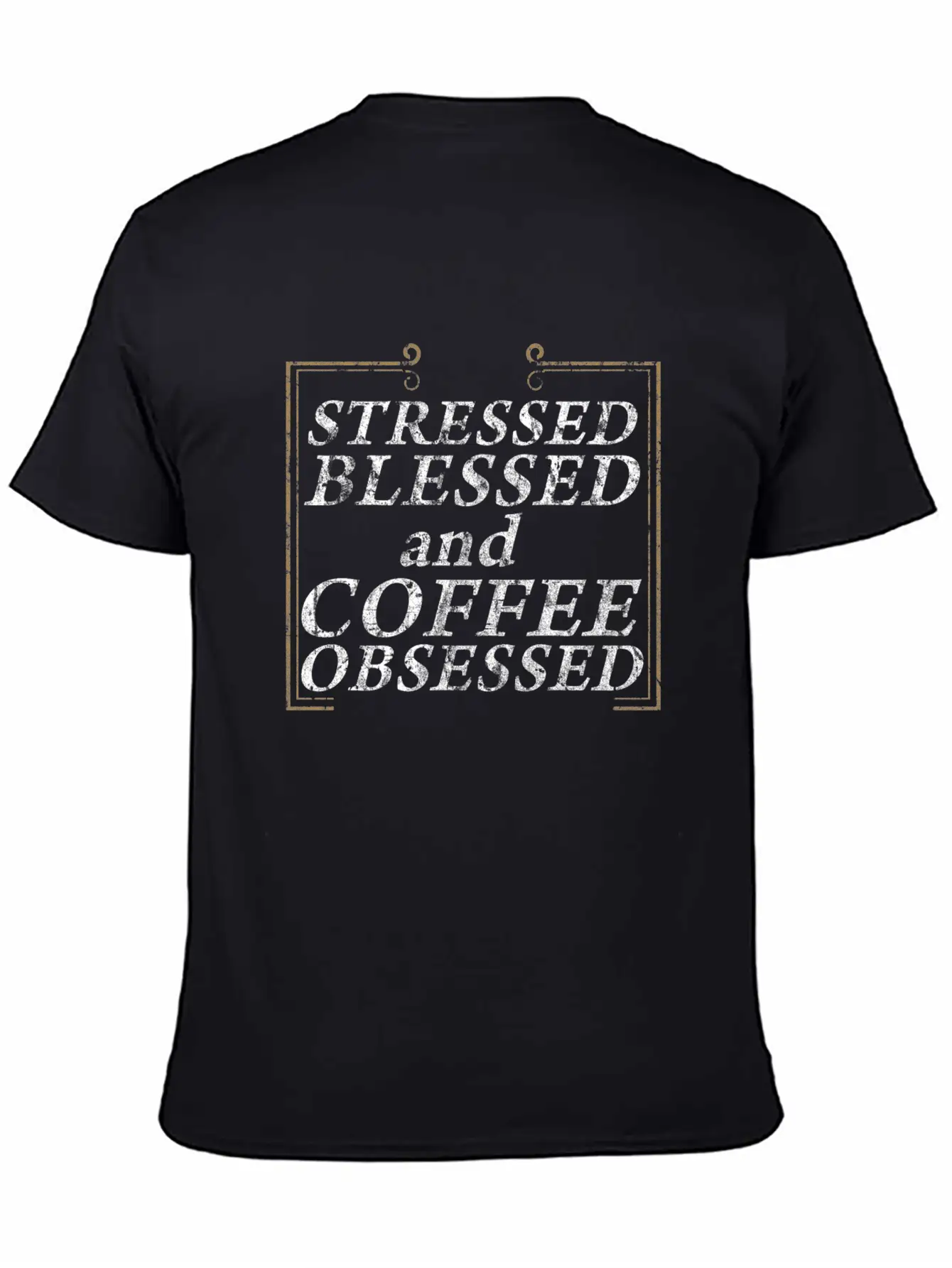Coffee Caffeine Gift Idea Stylish Everyday T-Shirt – Unisex Basic Cotton Tee