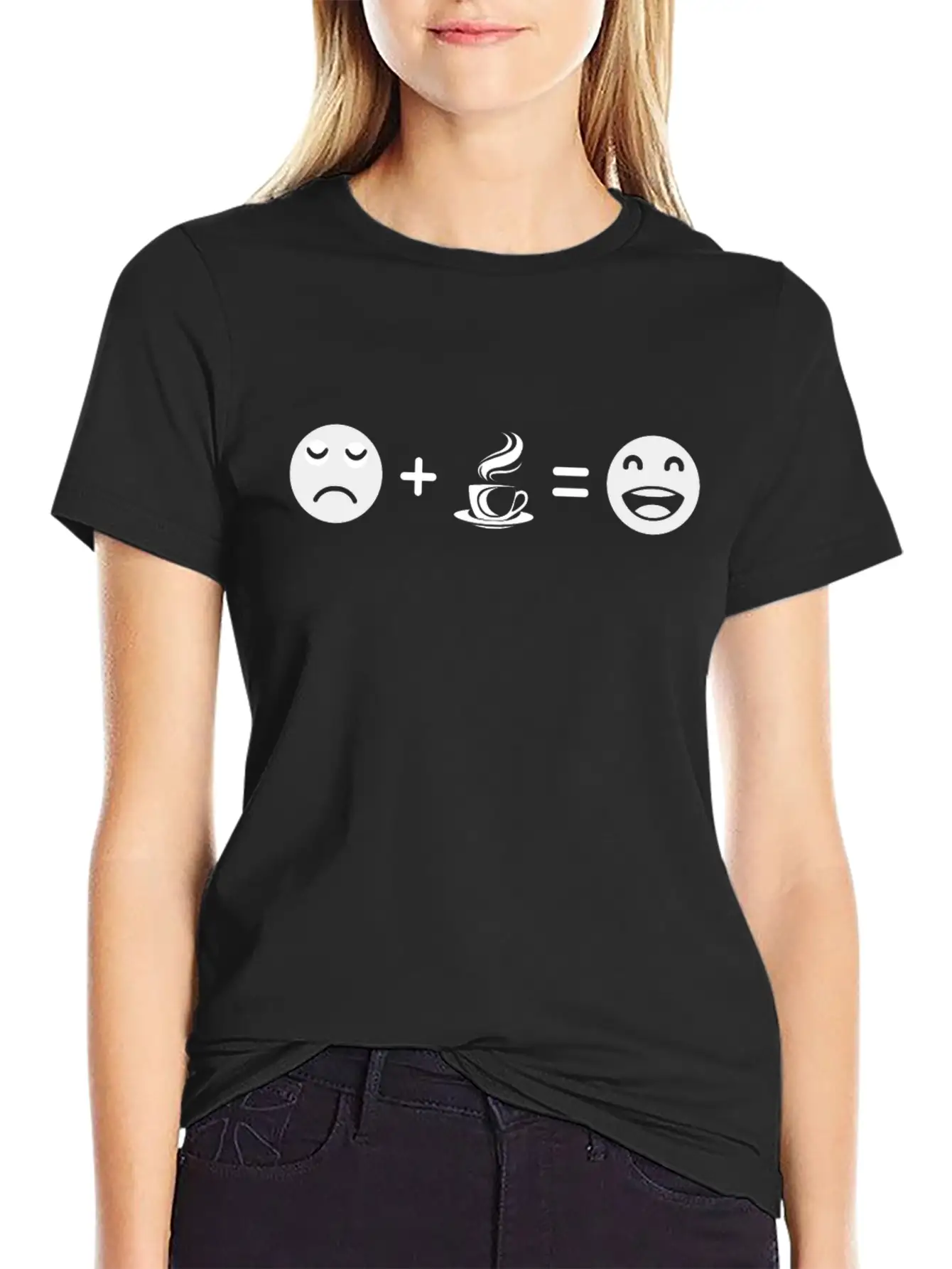 Coffee Comfortable Minimalist Graphic Tee – Summer Style Essential
