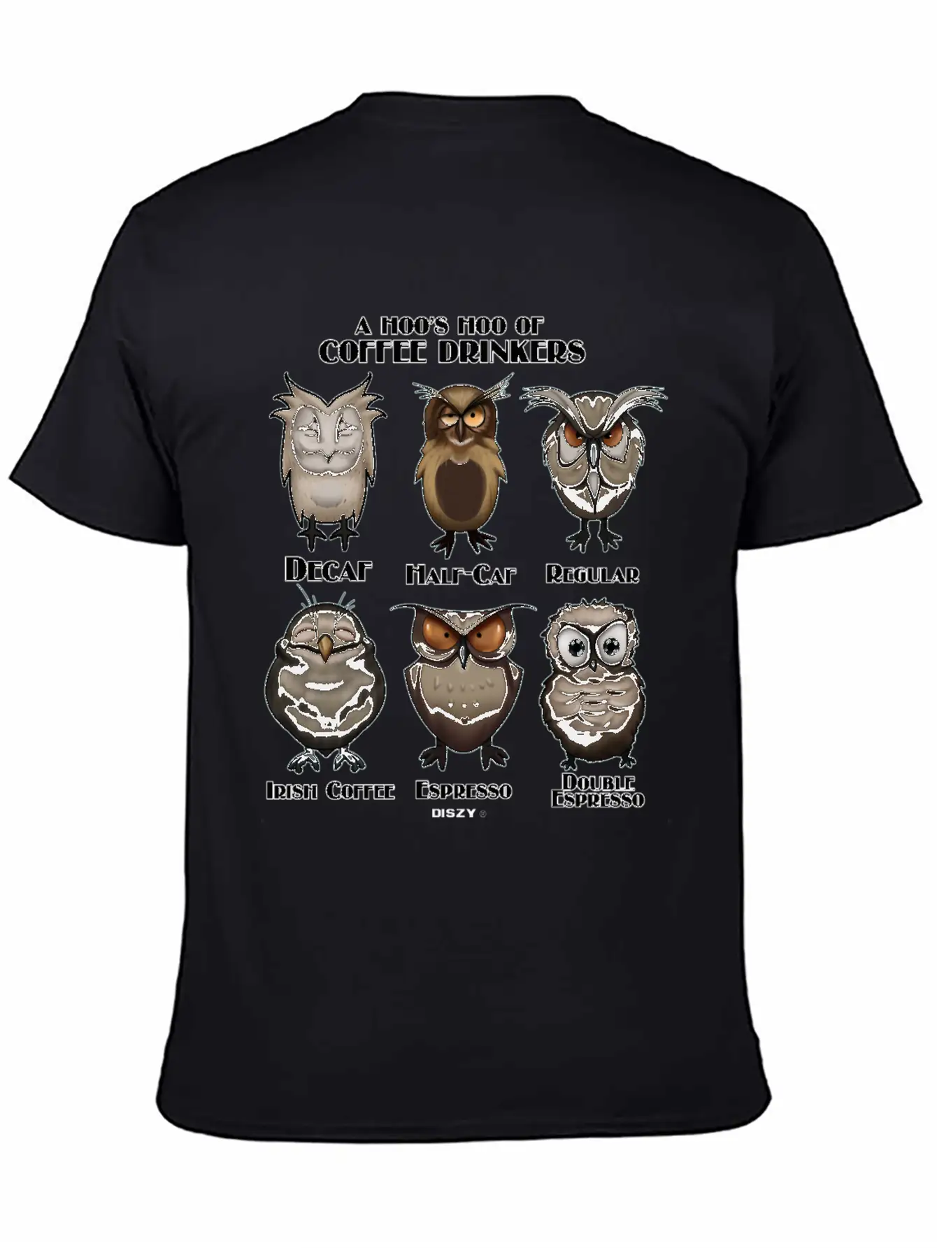 Coffee Mud Owls - A Hoo´s Hoo Of Coffee Drinkers Comfortable Minimalist Graphic Tee – Summer Style Essential