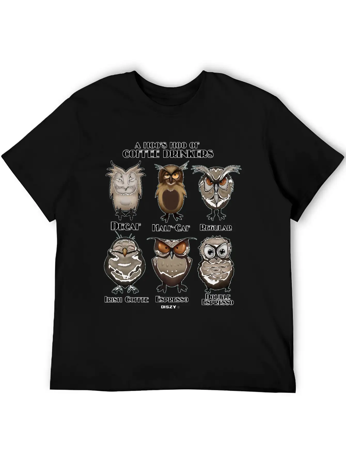 Coffee Mud Owls - A Hoo´s Hoo Of Coffee Drinkers Comfortable Minimalist Graphic Tee – Summer Style Essential
