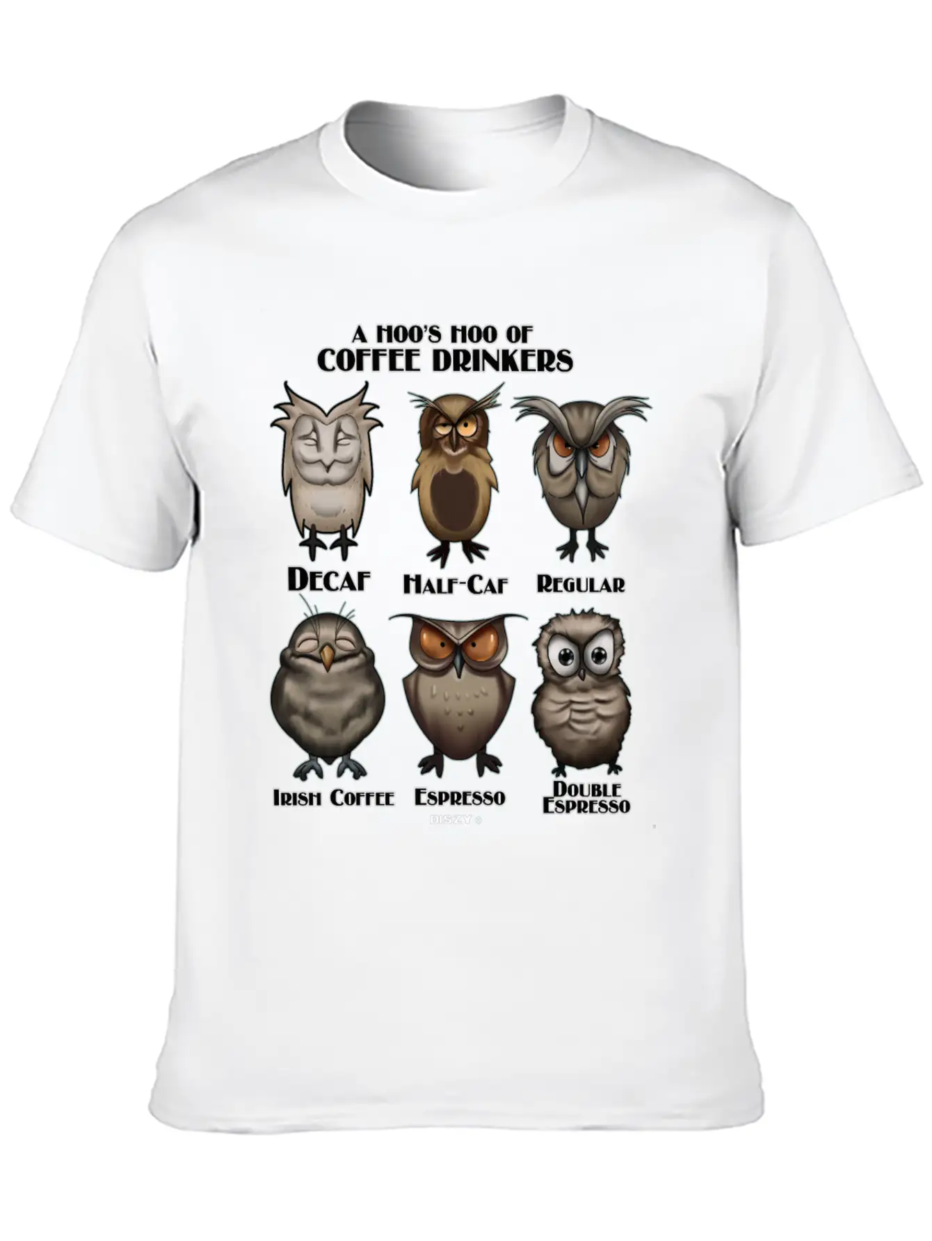 Coffee Mud Owls - A Hoo´s Hoo Of Coffee Drinkers Comfortable Minimalist Graphic Tee – Summer Style Essential