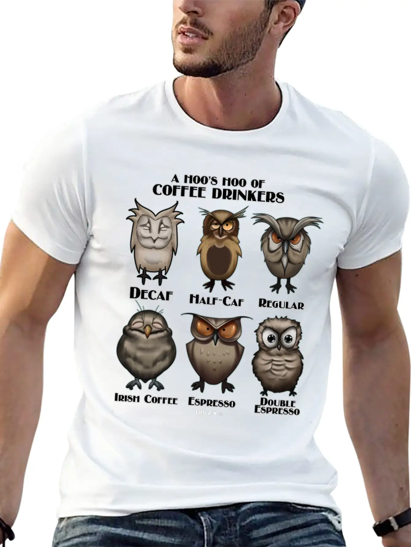 Coffee Mud Owls - A Hoo´s Hoo Of Coffee Drinkers Comfortable Minimalist Graphic Tee – Summer Style Essential
