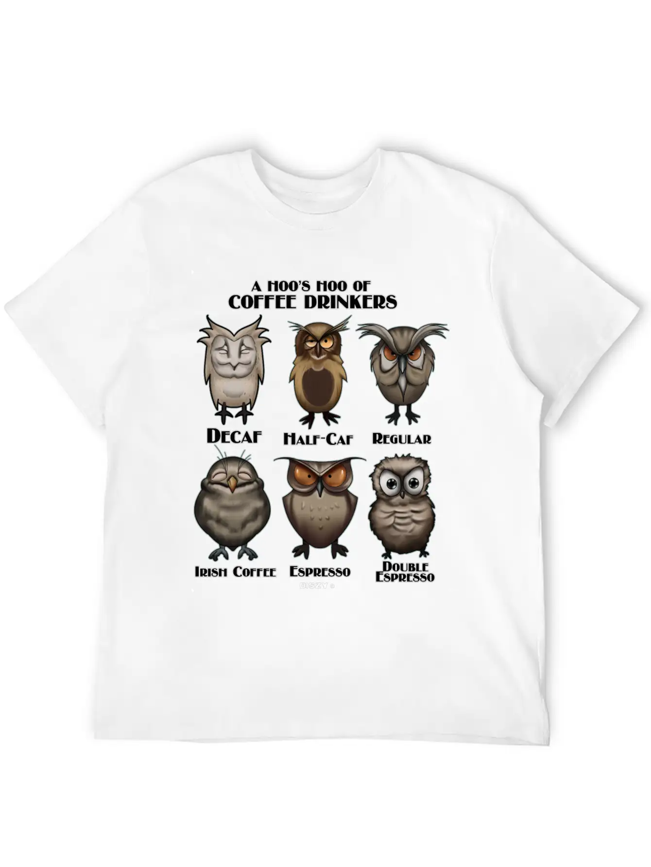 Coffee Mud Owls - A Hoo´s Hoo Of Coffee Drinkers Comfortable Minimalist Graphic Tee – Summer Style Essential