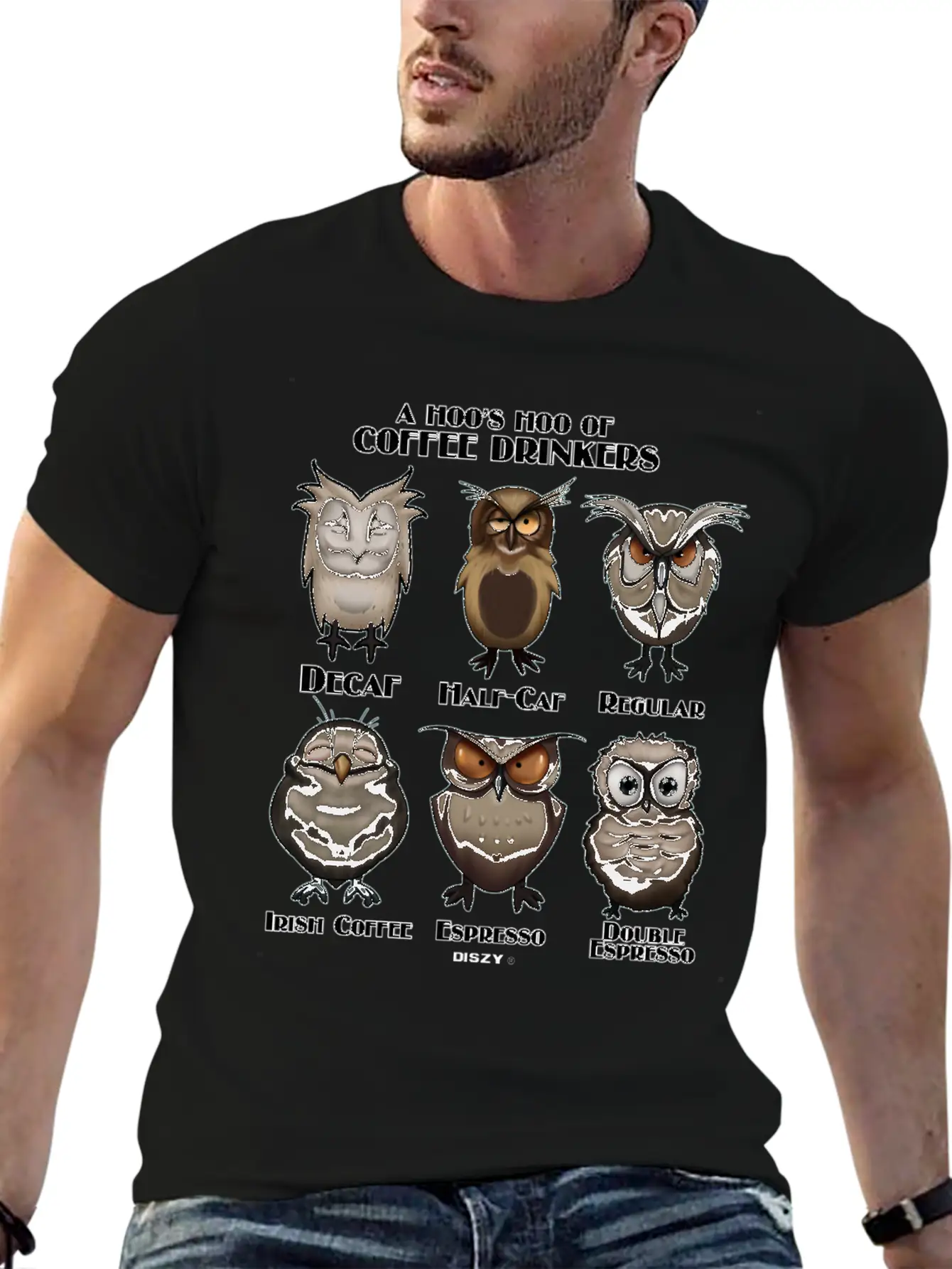 Coffee Mud Owls - A Hoo´s Hoo Of Coffee Drinkers Comfortable Minimalist Graphic Tee – Summer Style Essential