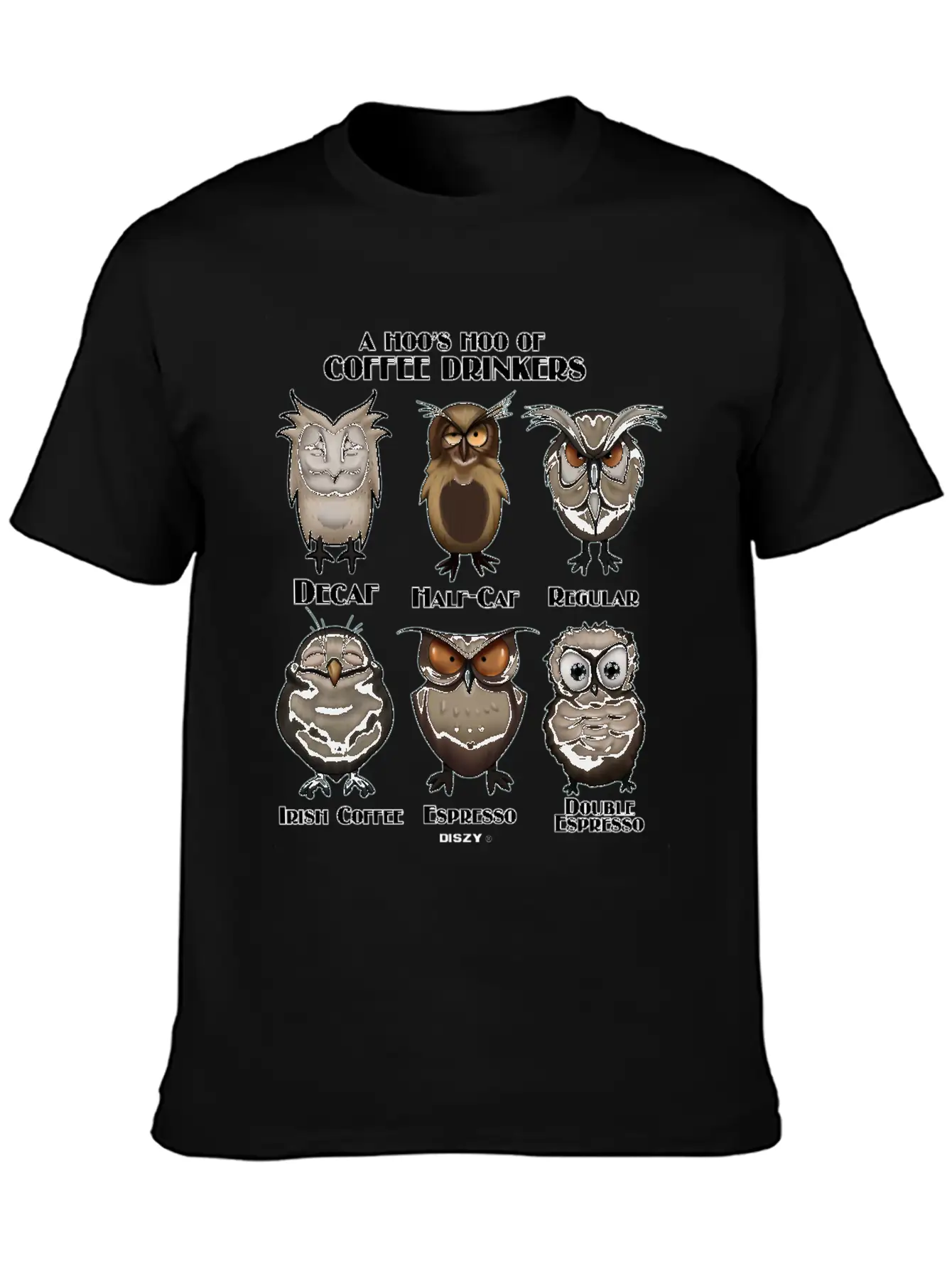 Coffee Mud Owls - A Hoo´s Hoo Of Coffee Drinkers Comfortable Minimalist Graphic Tee – Summer Style Essential