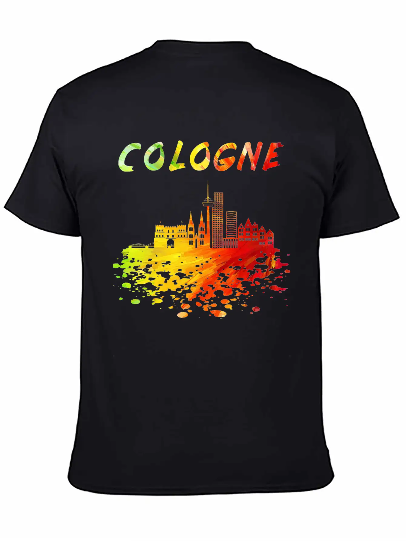 Cologne Skyline / Cathedral City Kölsch Helau Timeless Short Sleeve Tee – Comfy And Minimalist Design