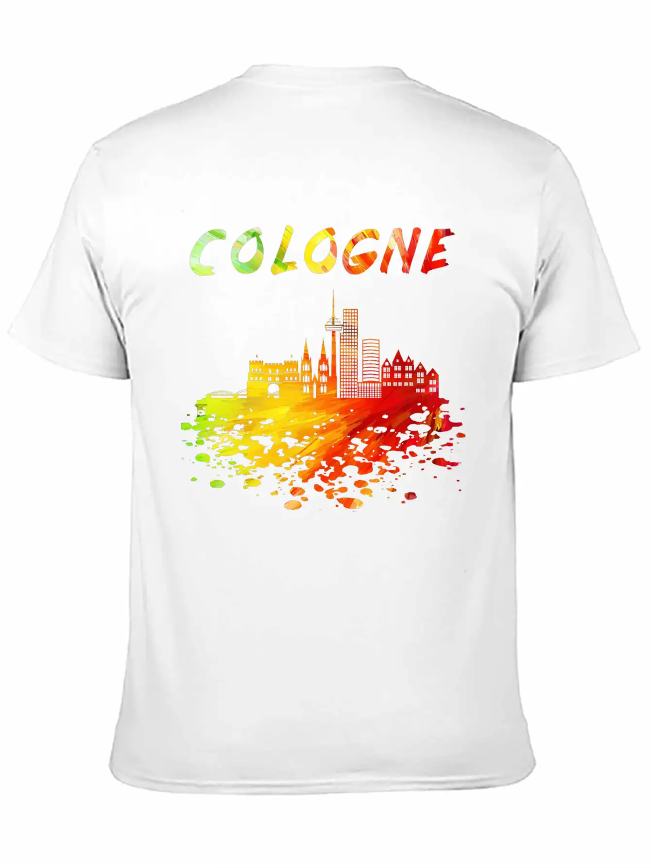 Cologne Skyline / Cathedral City Kölsch Helau Timeless Short Sleeve Tee – Comfy And Minimalist Design