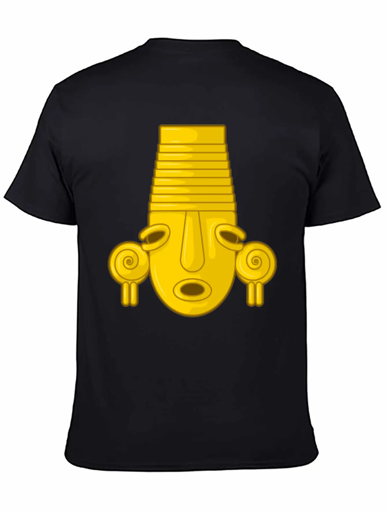 Colombian Calima Native Art Unisex Short Sleeve Soft Cotton T-Shirt – Casual Everyday Wear
