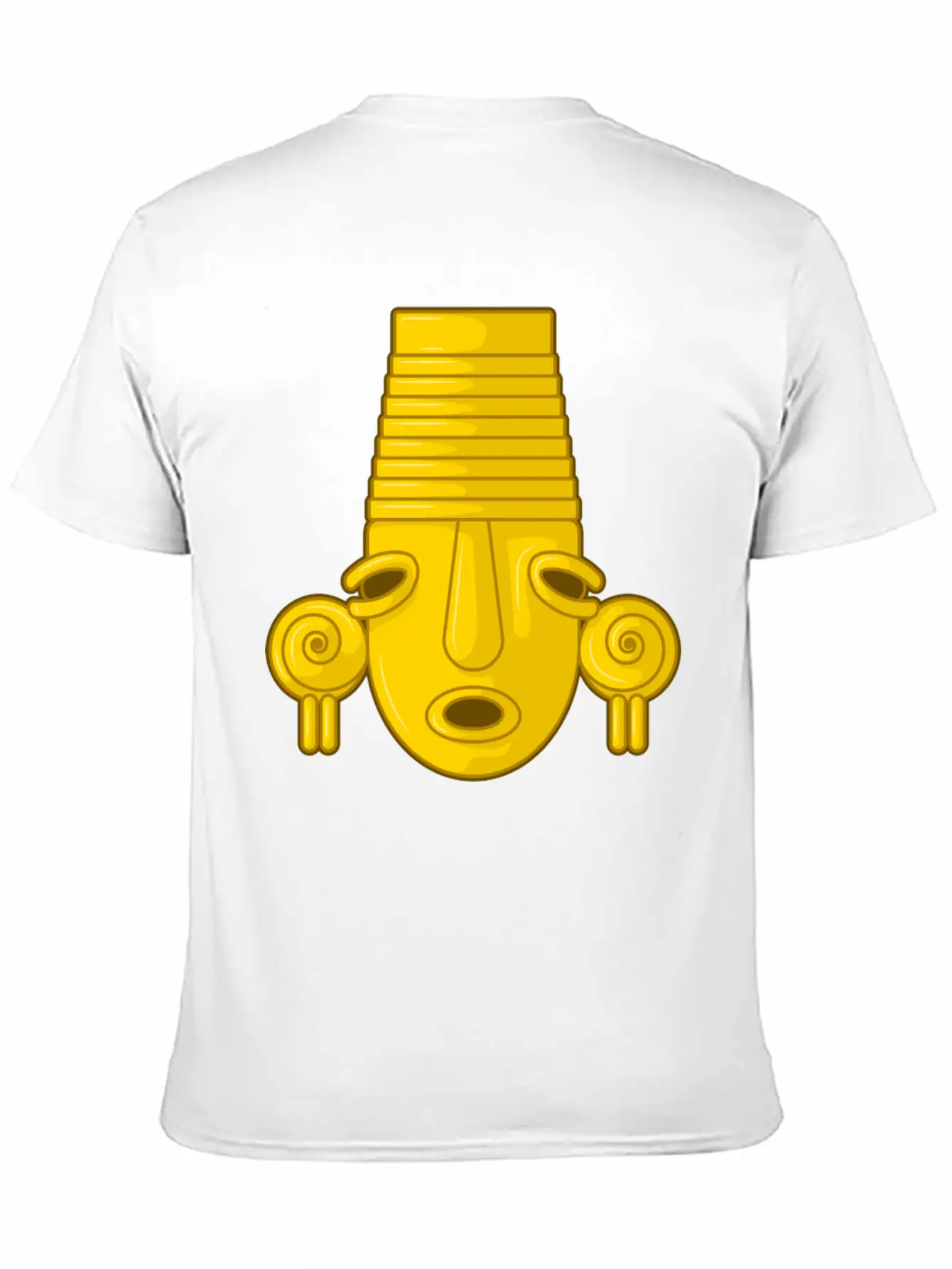 Colombian Calima Native Art Unisex Short Sleeve Soft Cotton T-Shirt – Casual Everyday Wear