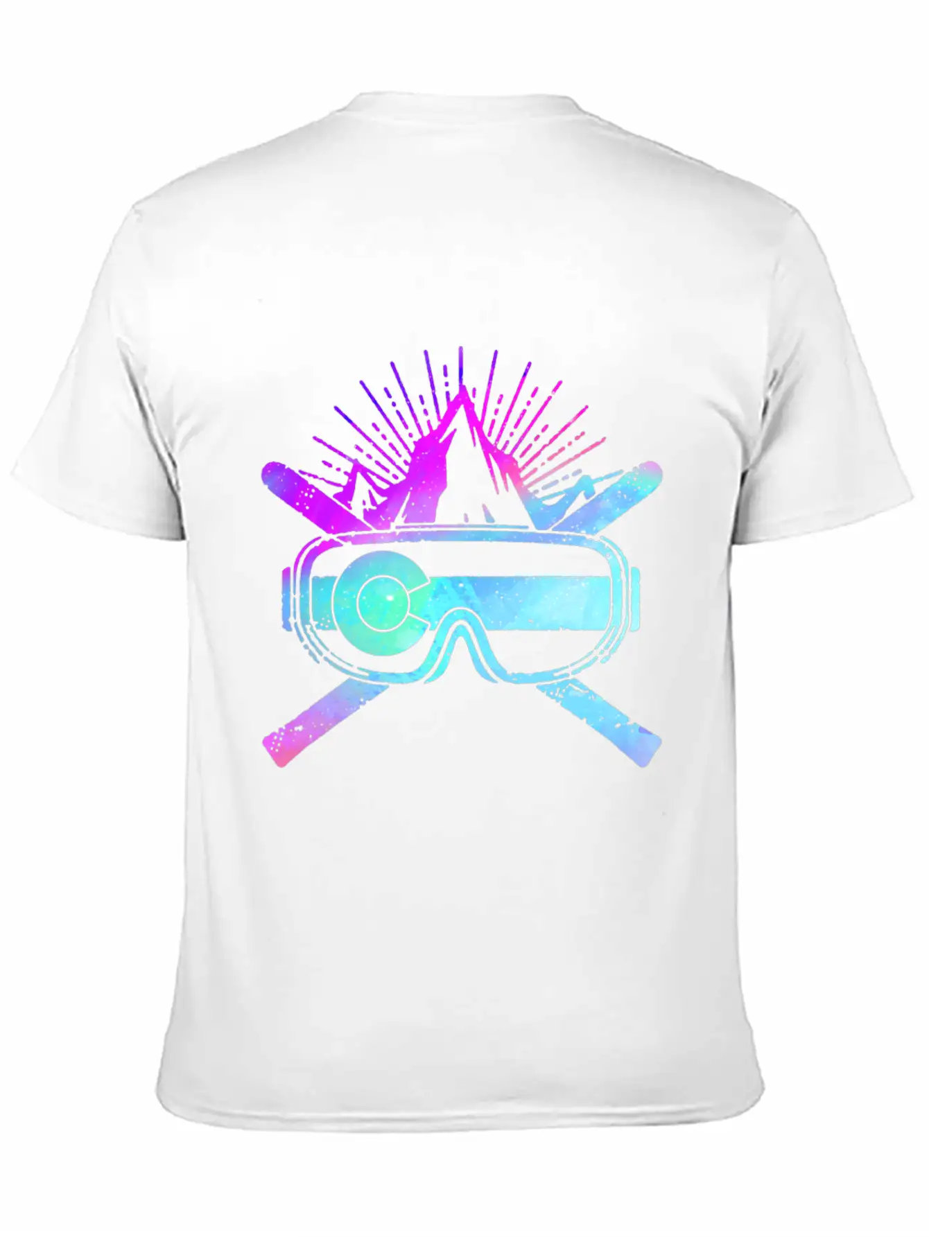 Colorado Skiing Shirt, Skiing Gift Idea, Stylish Everyday T-Shirt – Unisex Basic Cotton Tee