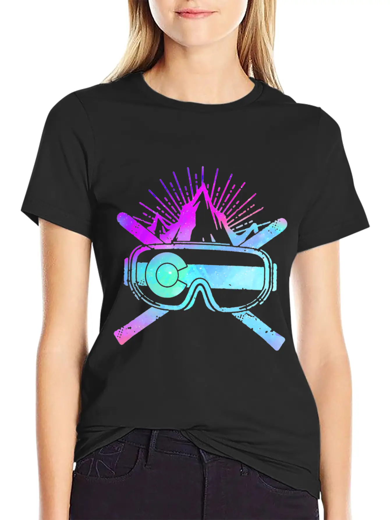 Colorado Skiing Shirt, Skiing Gift Idea, Stylish Everyday T-Shirt – Unisex Basic Cotton Tee