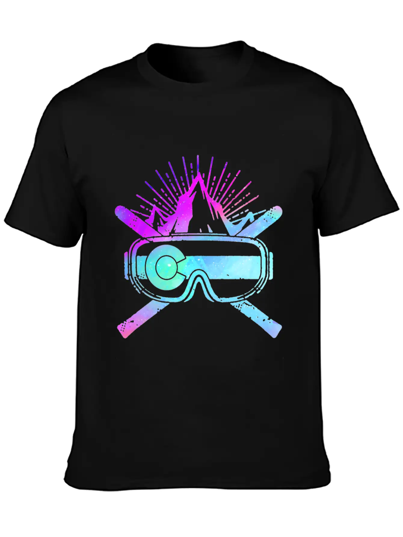 Colorado Skiing Shirt, Skiing Gift Idea, Stylish Everyday T-Shirt – Unisex Basic Cotton Tee