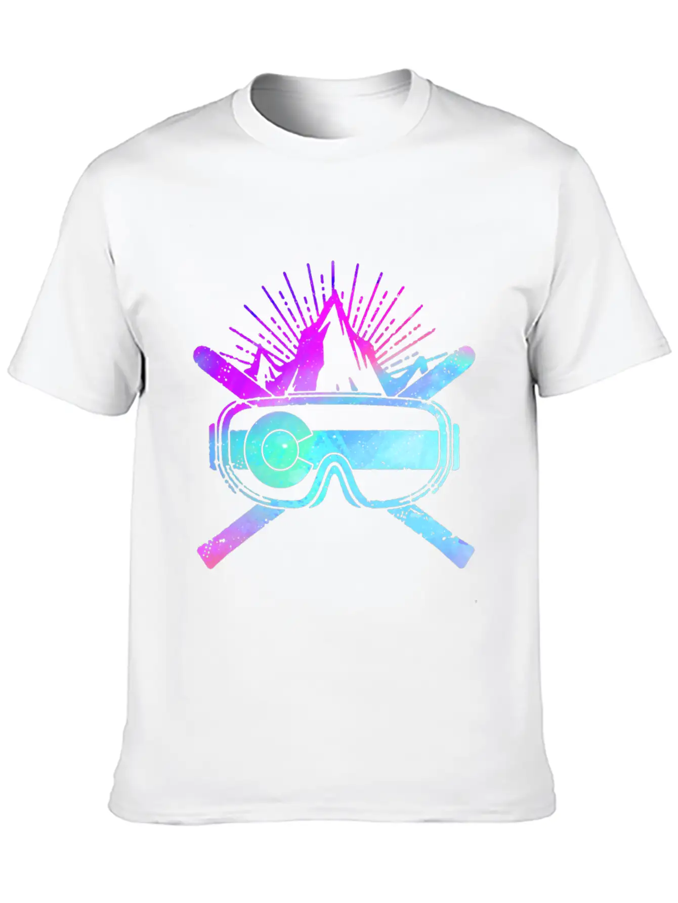 Colorado Skiing Shirt, Skiing Gift Idea, Stylish Everyday T-Shirt – Unisex Basic Cotton Tee