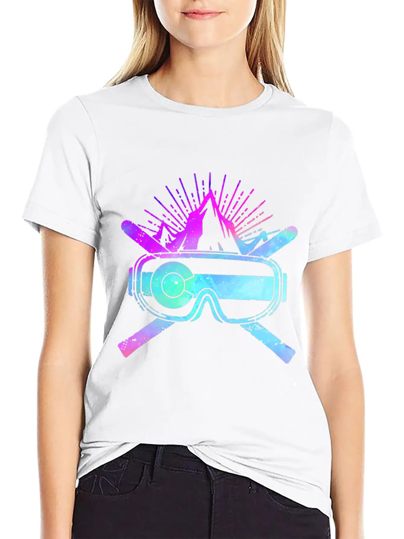 Colorado Skiing Shirt, Skiing Gift Idea, Stylish Everyday T-Shirt – Unisex Basic Cotton Tee