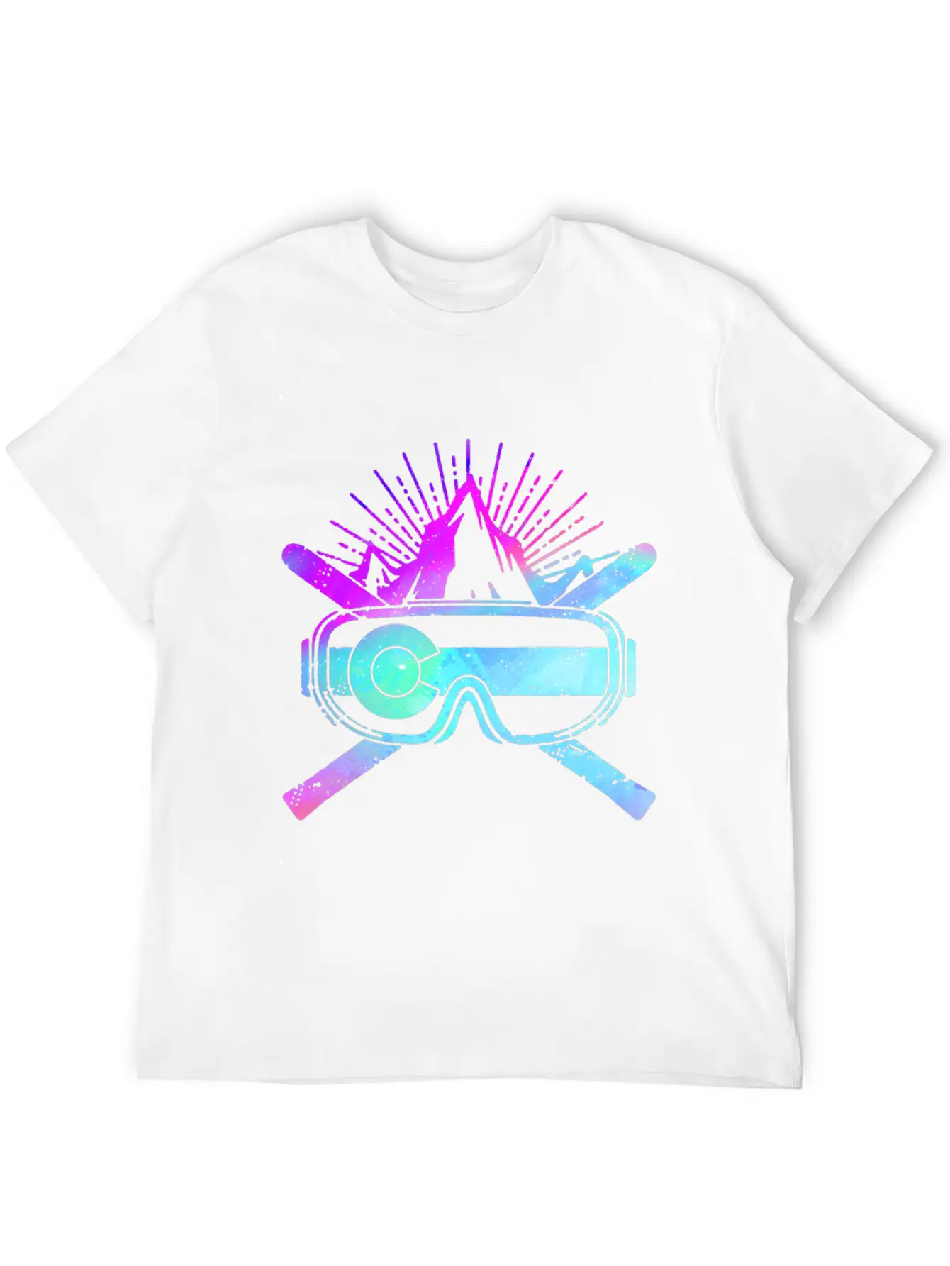 Colorado Skiing Shirt, Skiing Gift Idea, Stylish Everyday T-Shirt – Unisex Basic Cotton Tee