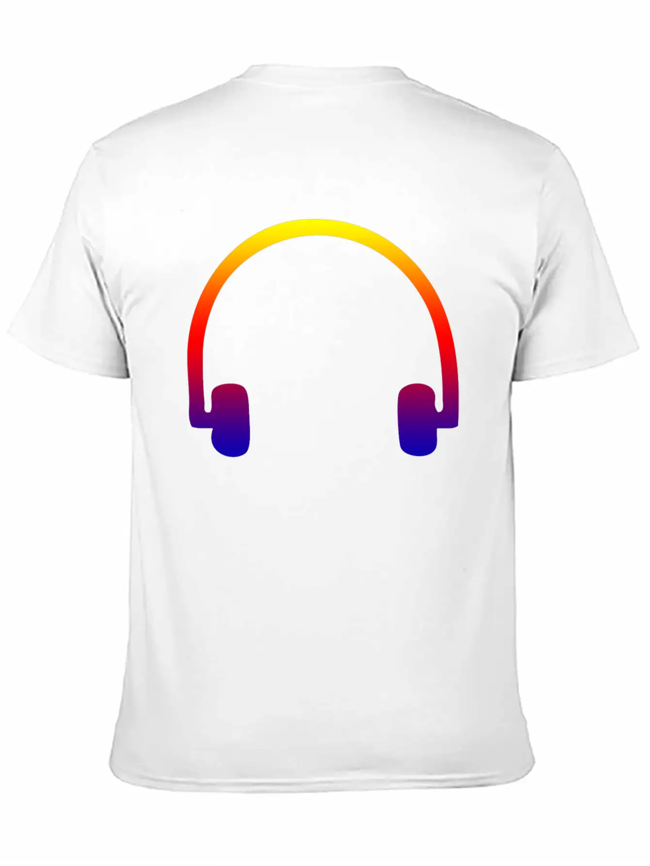 Colorful Headphones Stylish Everyday T-Shirt – Unisex Basic Cotton Tee