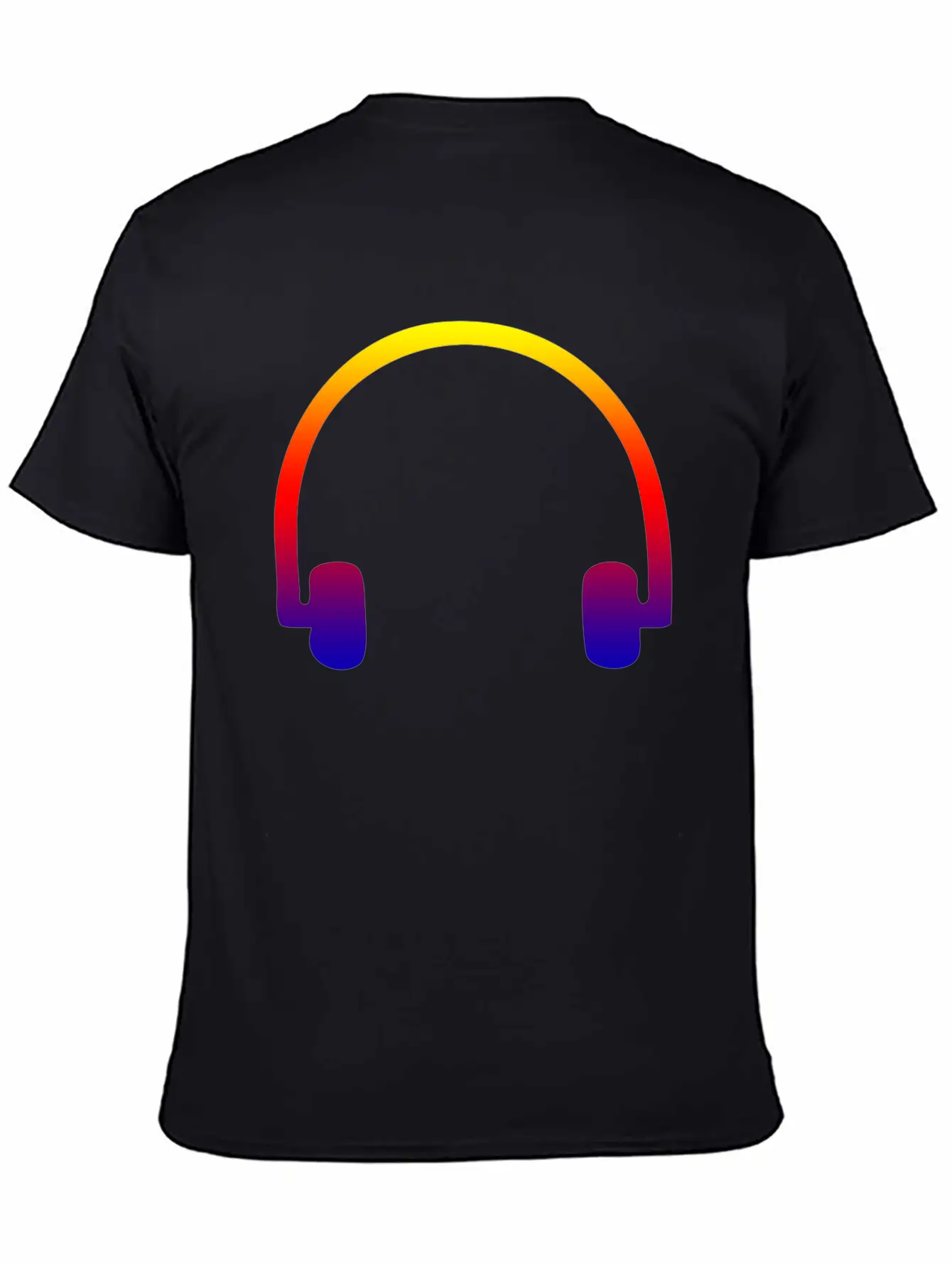Colorful Headphones Stylish Everyday T-Shirt – Unisex Basic Cotton Tee