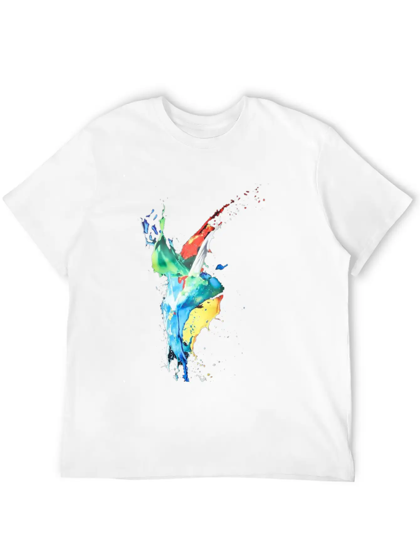 Colour Flow Basic Graphic T-Shirt – Daily Comfort In Soft Cotton