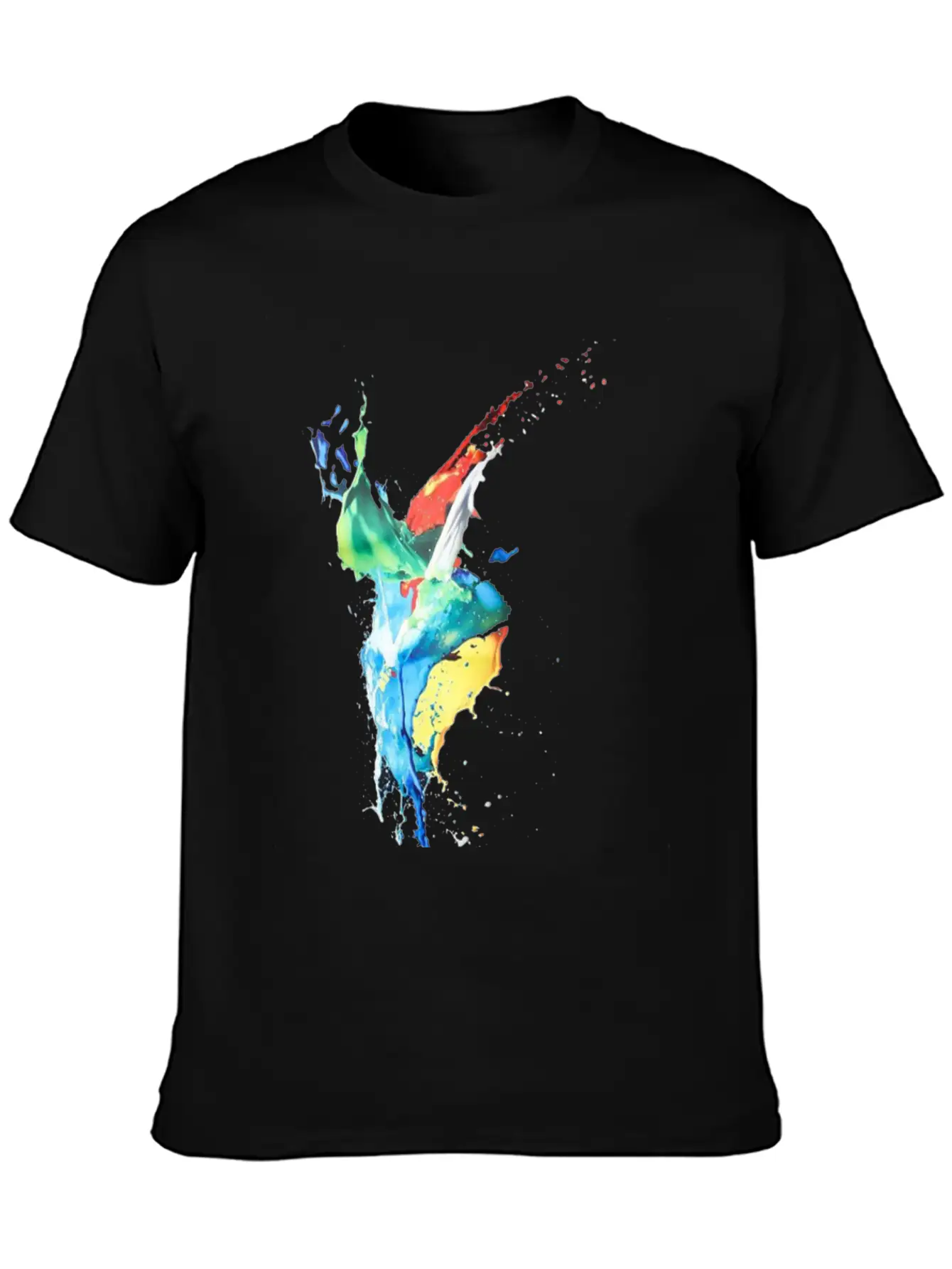 Colour Flow Basic Graphic T-Shirt – Daily Comfort In Soft Cotton