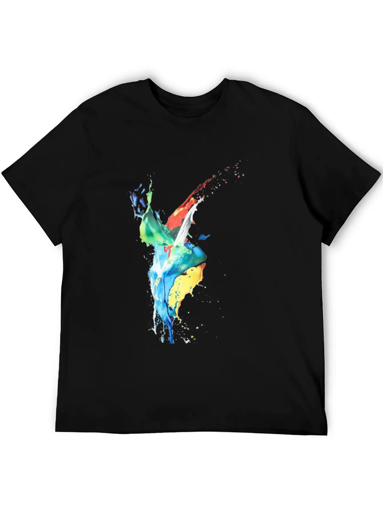 Colour Flow Basic Graphic T-Shirt – Daily Comfort In Soft Cotton